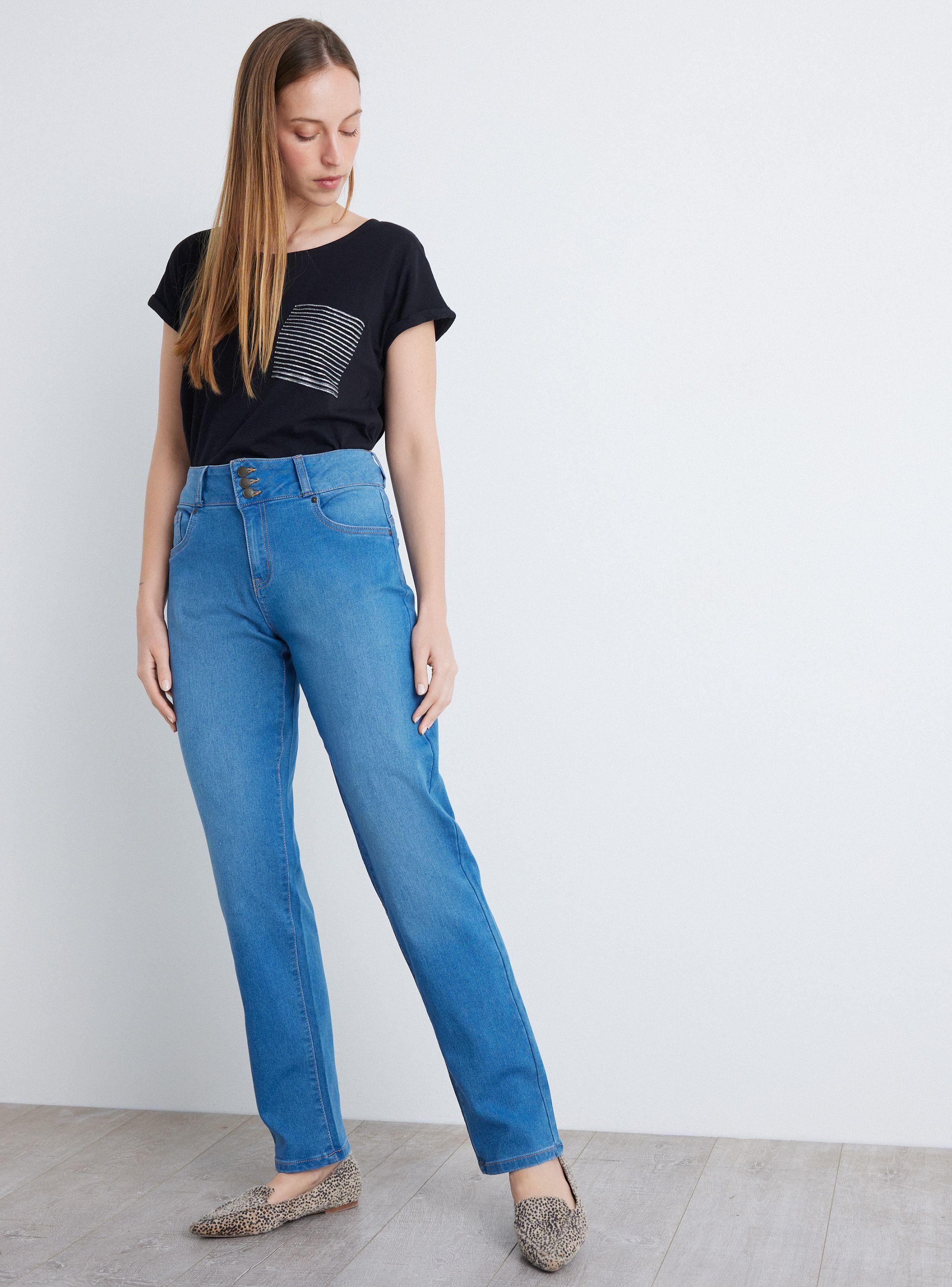 Jeans Pretina 3 Botones 5 Bolsillos-4