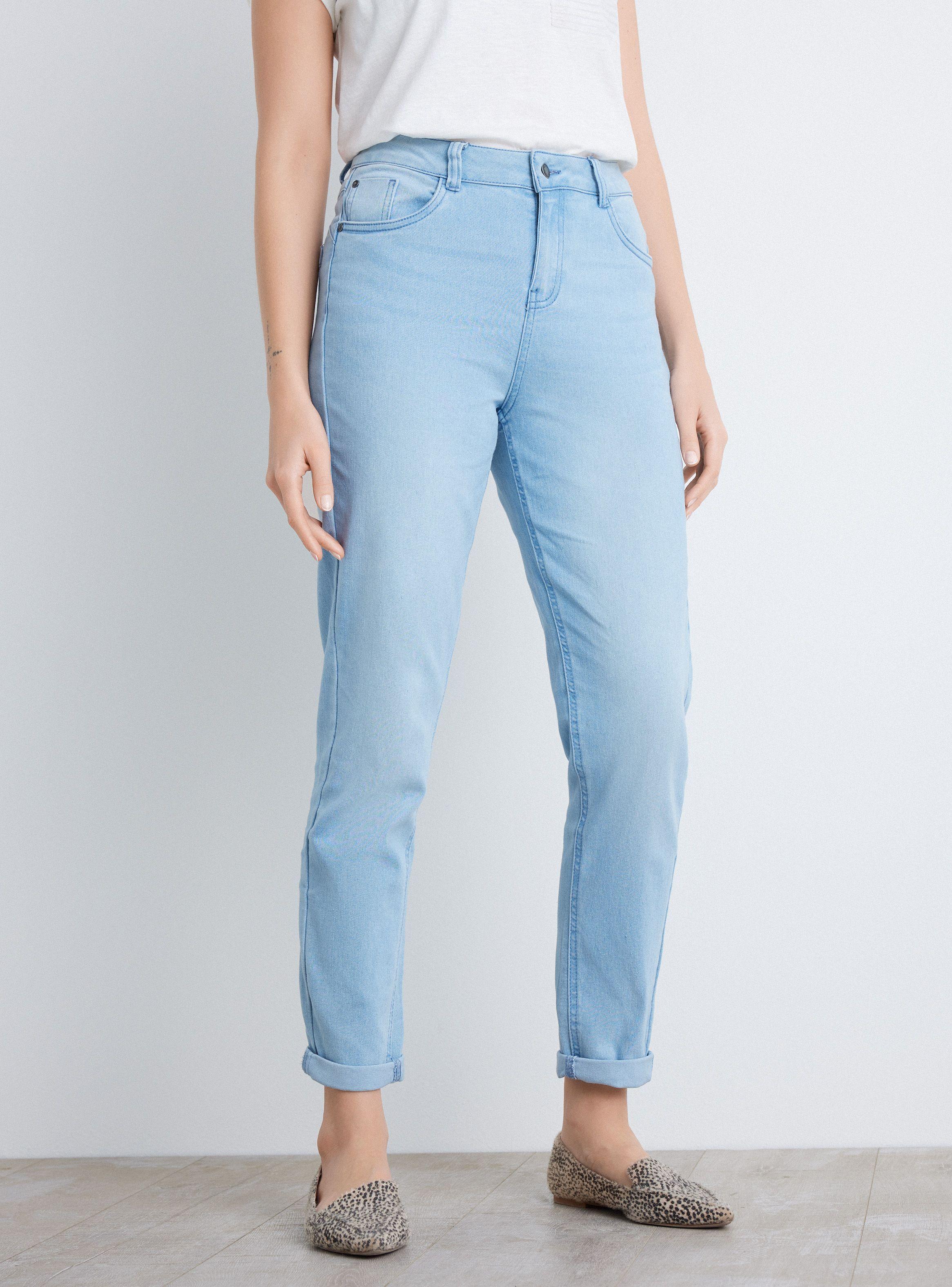 Jean Slim Fit con Botón y Bolsillos-0