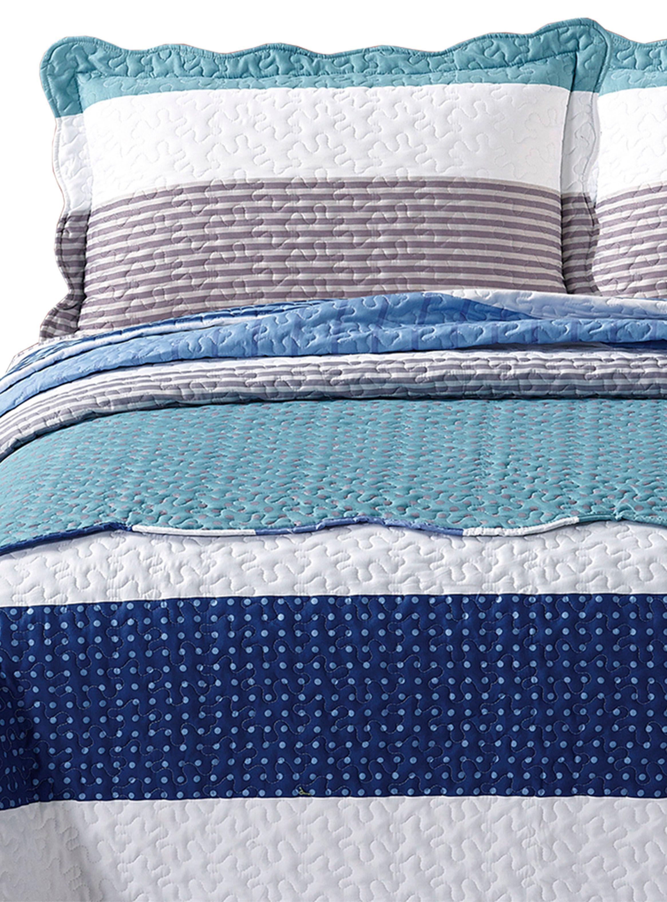 Quilt Mallorca con Piecera Estocolmo 2 Plazas-0