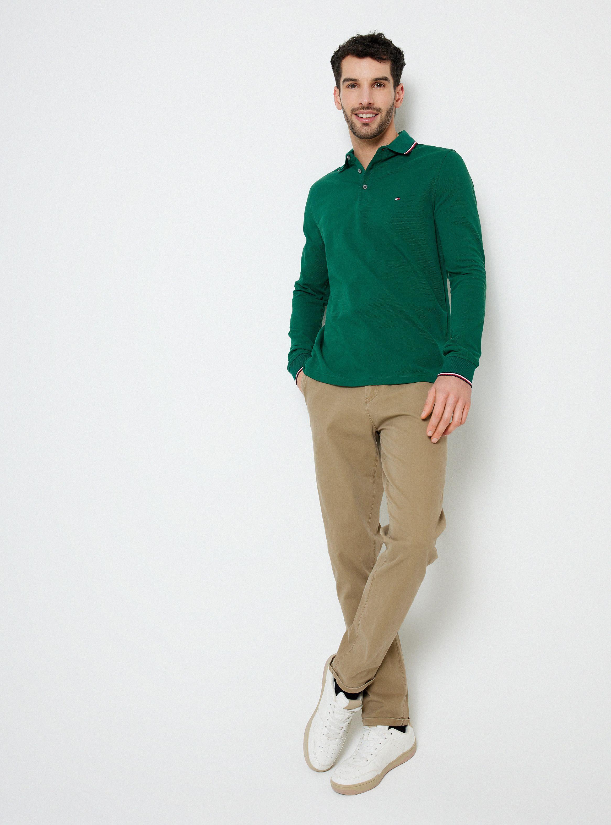 Polera Polo Color Block Slim Fit-3