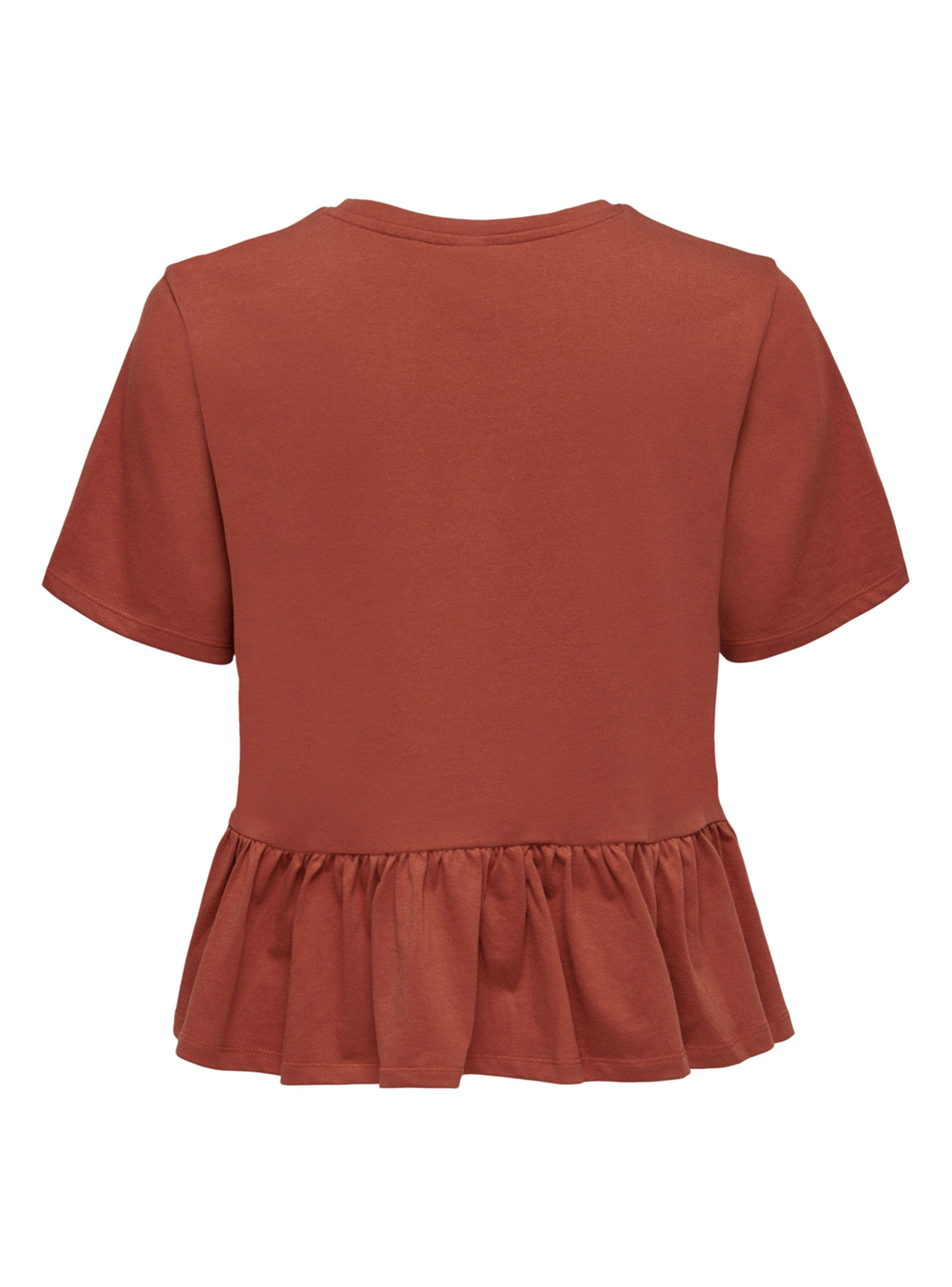 Polera Manga Corta Rojo Peaceful-1