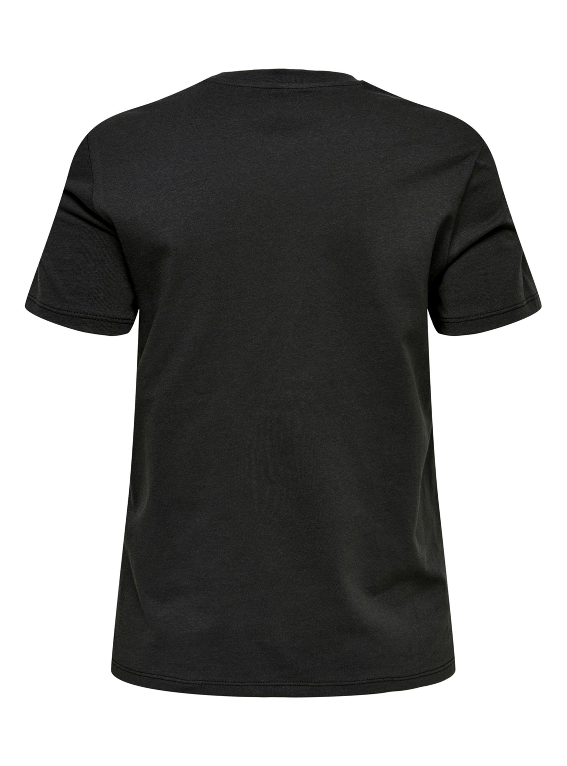 Polera Estampada Bisous Gris Oscuro-1