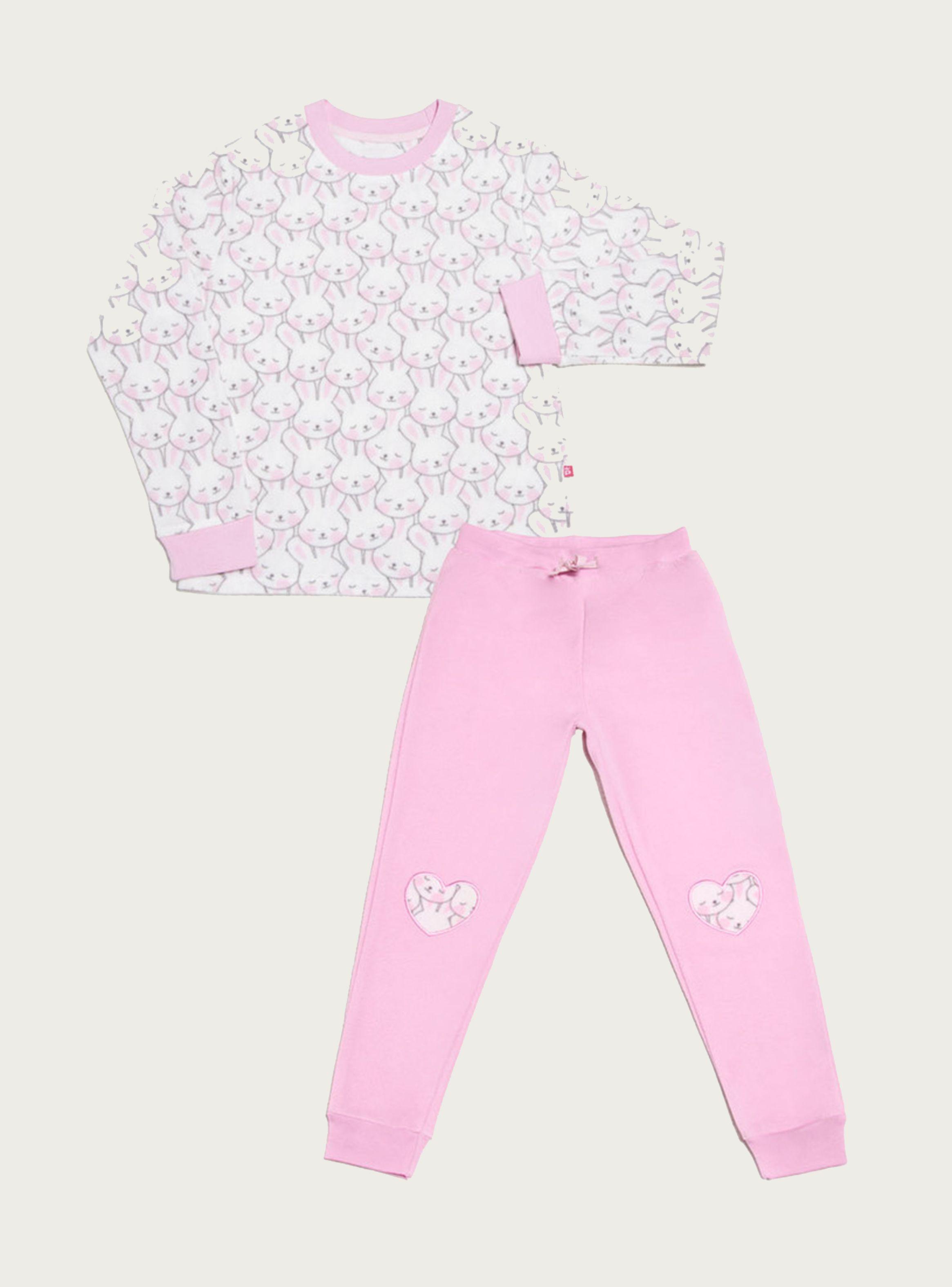 Pijama Largo Micropolar Kids Girls-0