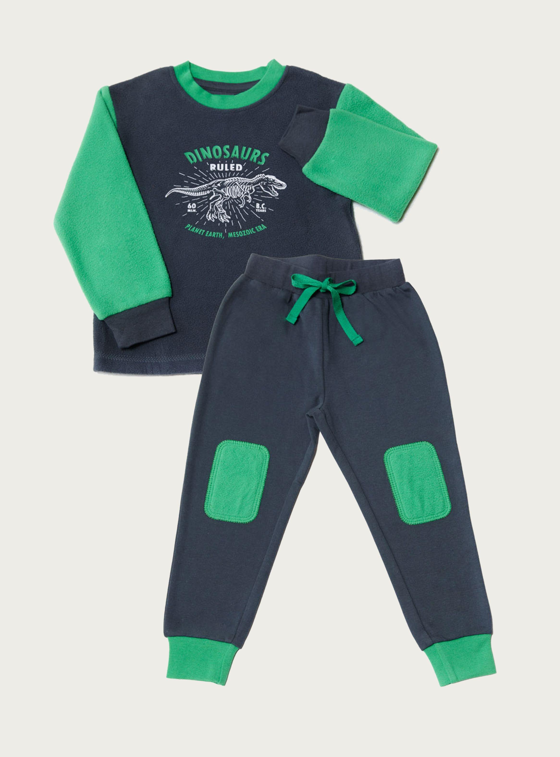 Pijama Largo Micropolar Dino Kids-0