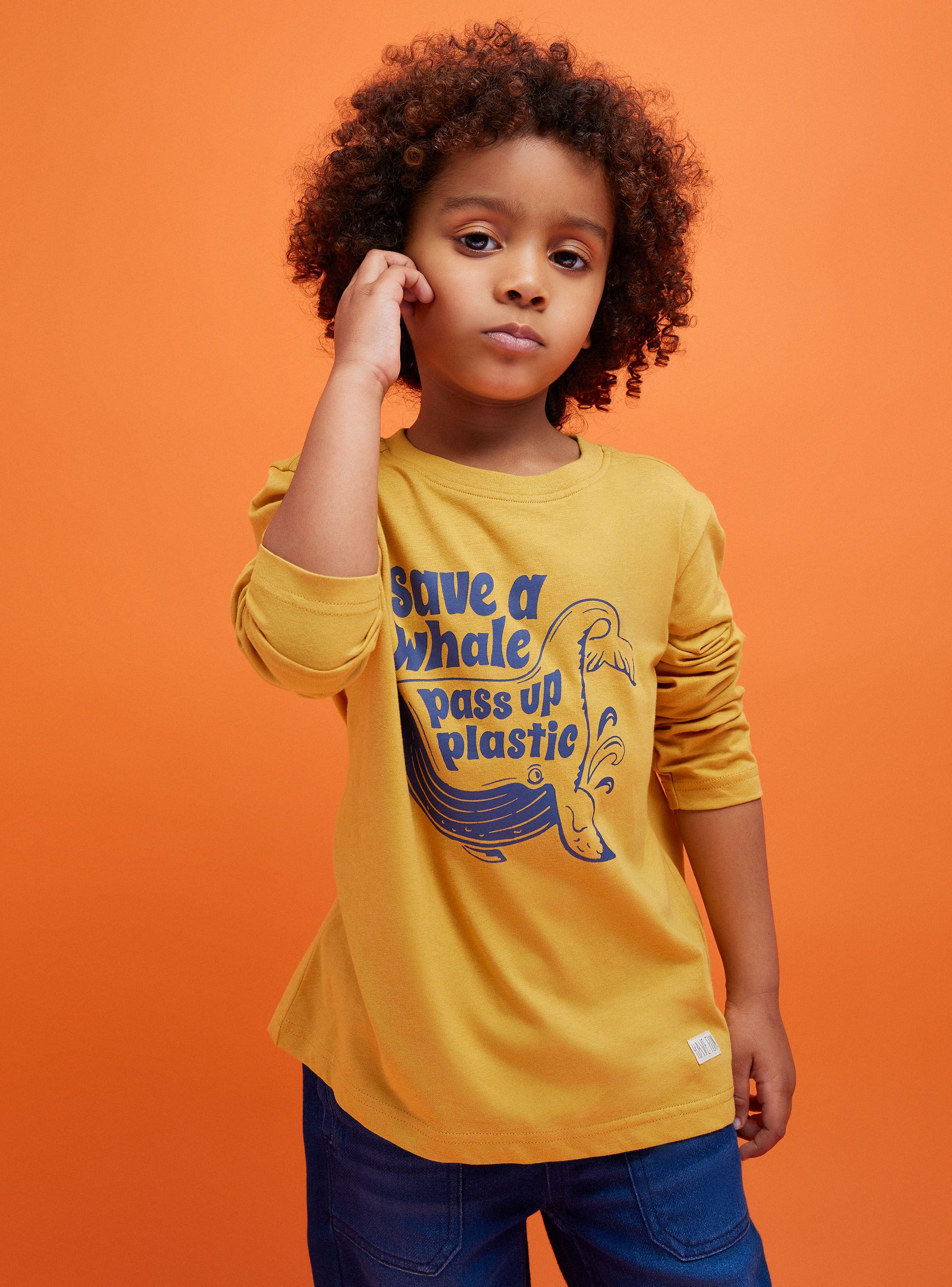 Polera Lisa Manga Larga Niño-0