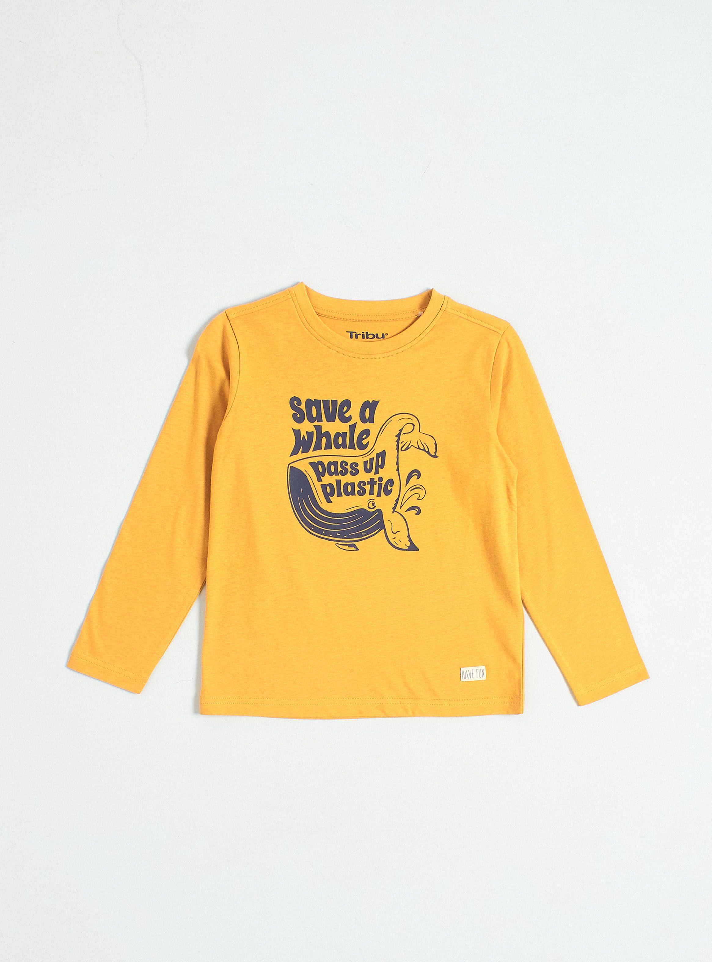 Polera Lisa Manga Larga Niño-1