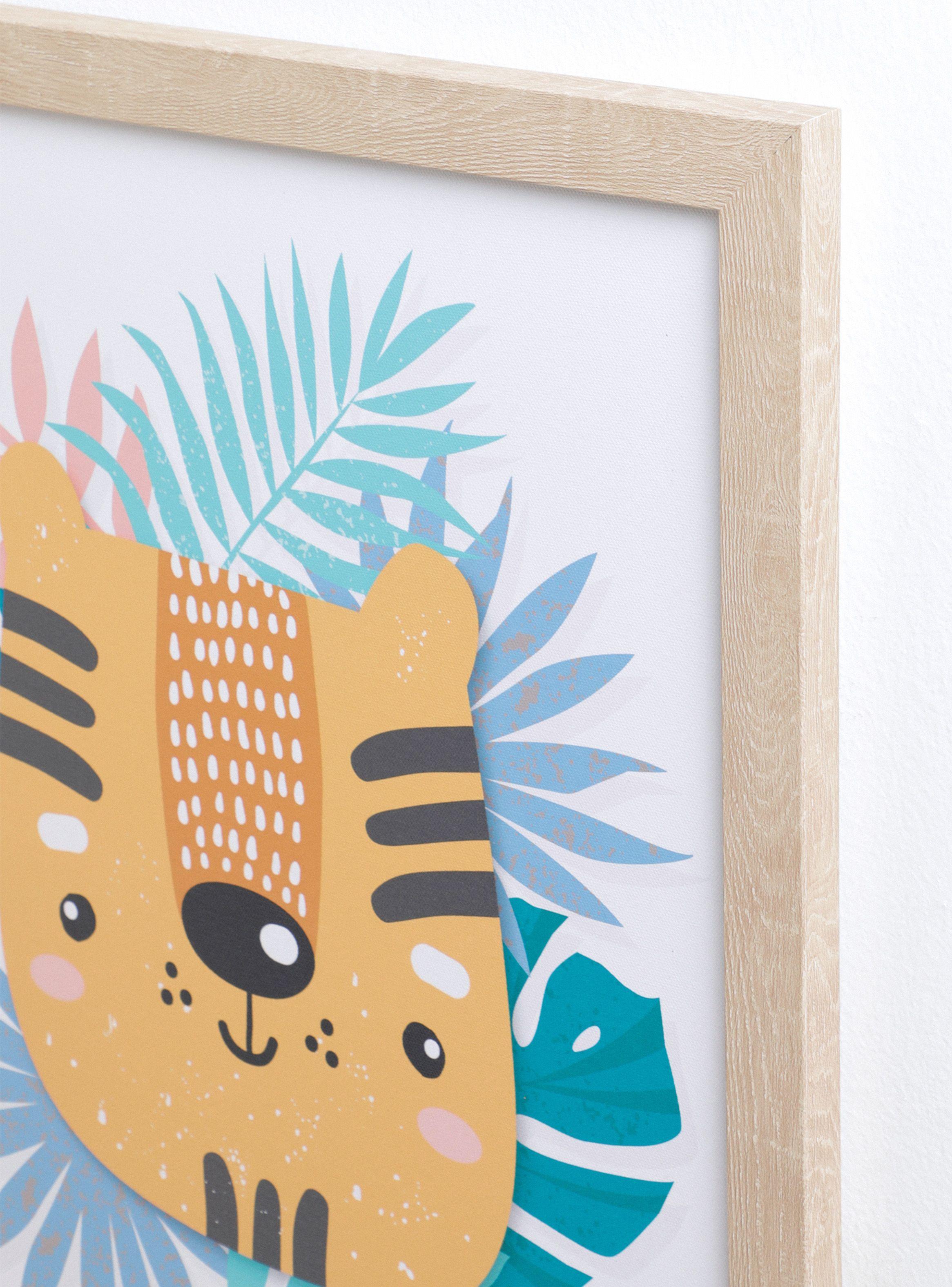 Cuadro Infantil Tigre 40x50 cm-2