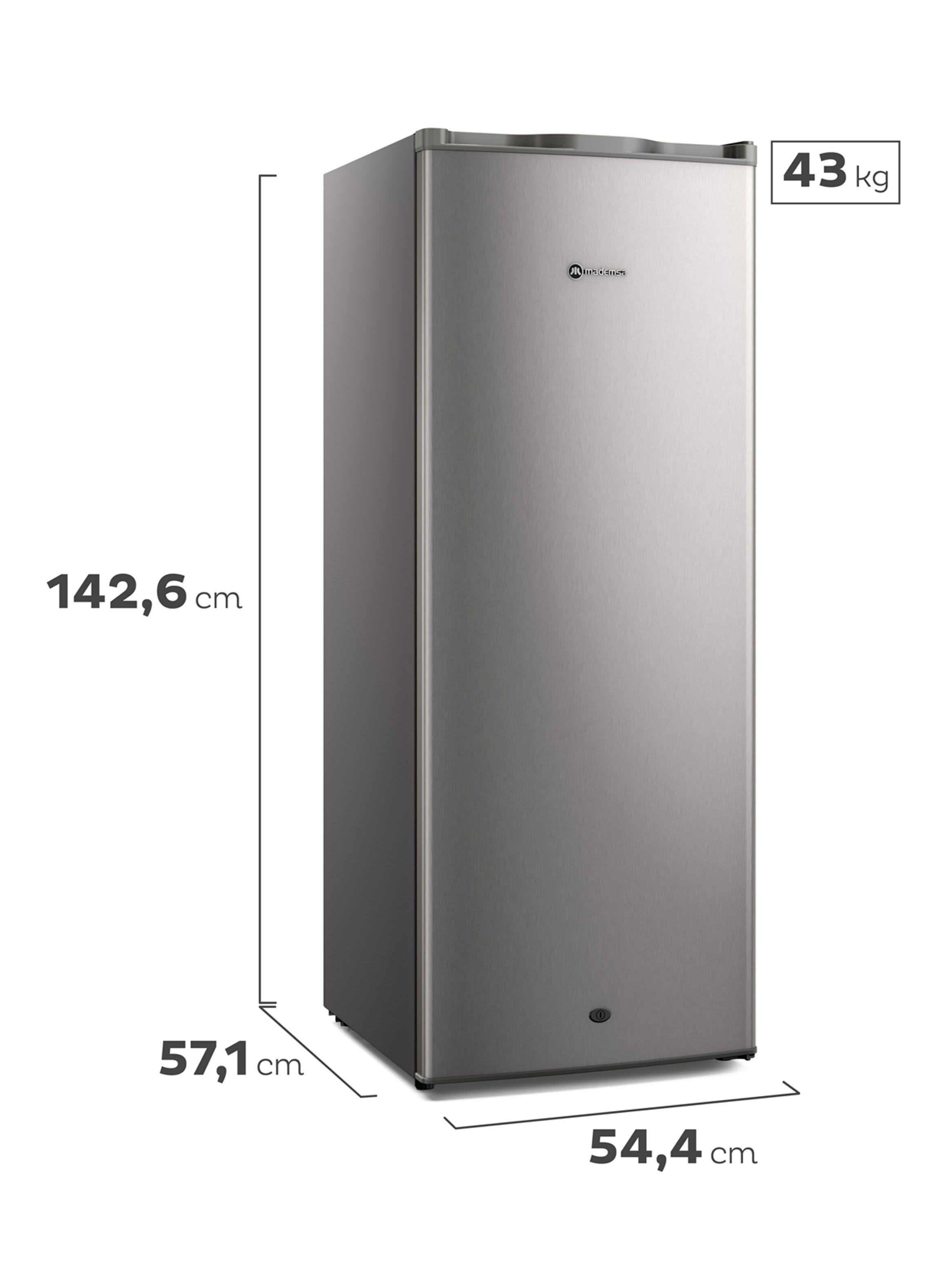 Freezer Vertical Frío Directo 157 Litros M265V Inox-1