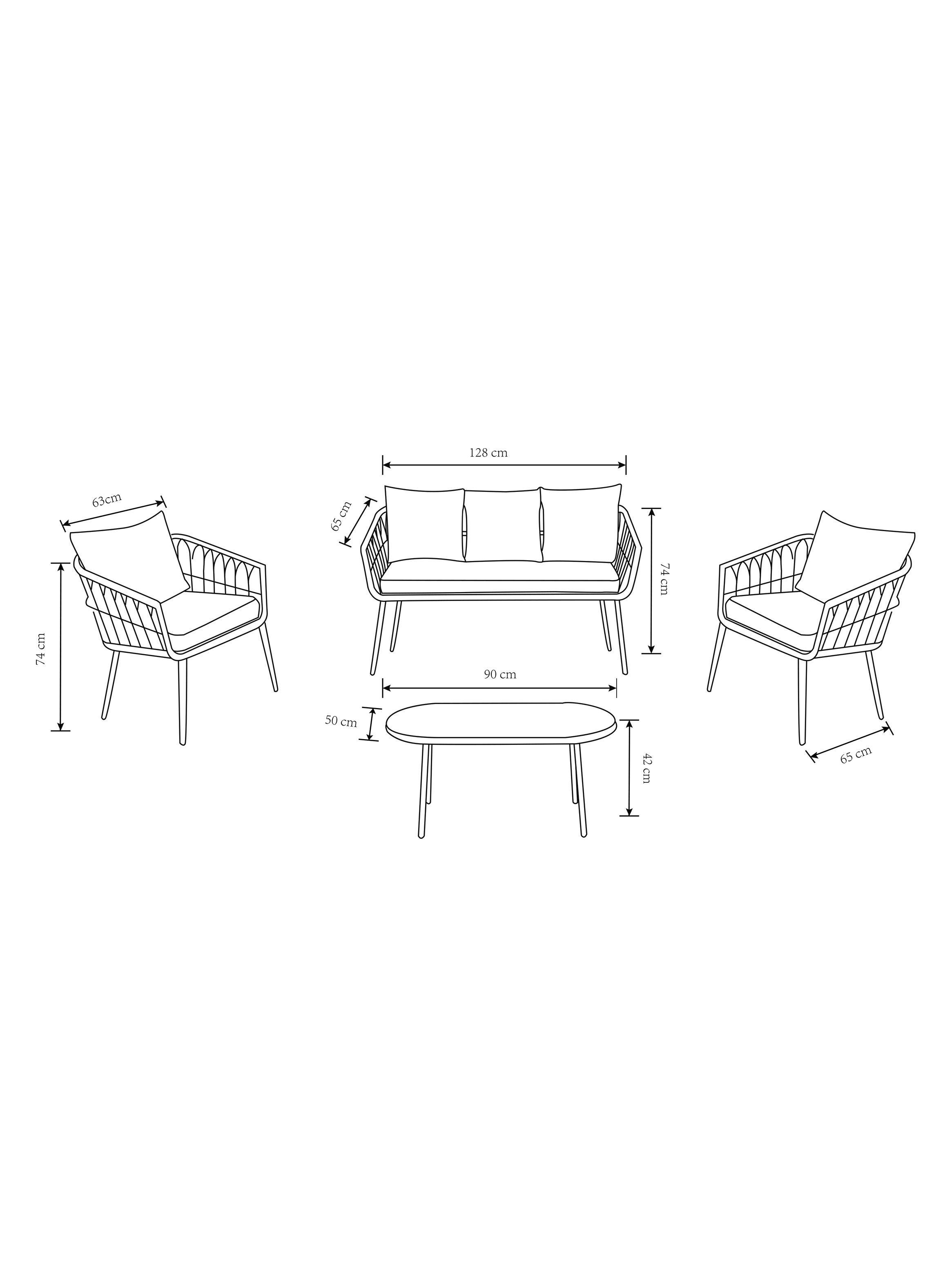 Set Terraza Flam 4 Piezas-6