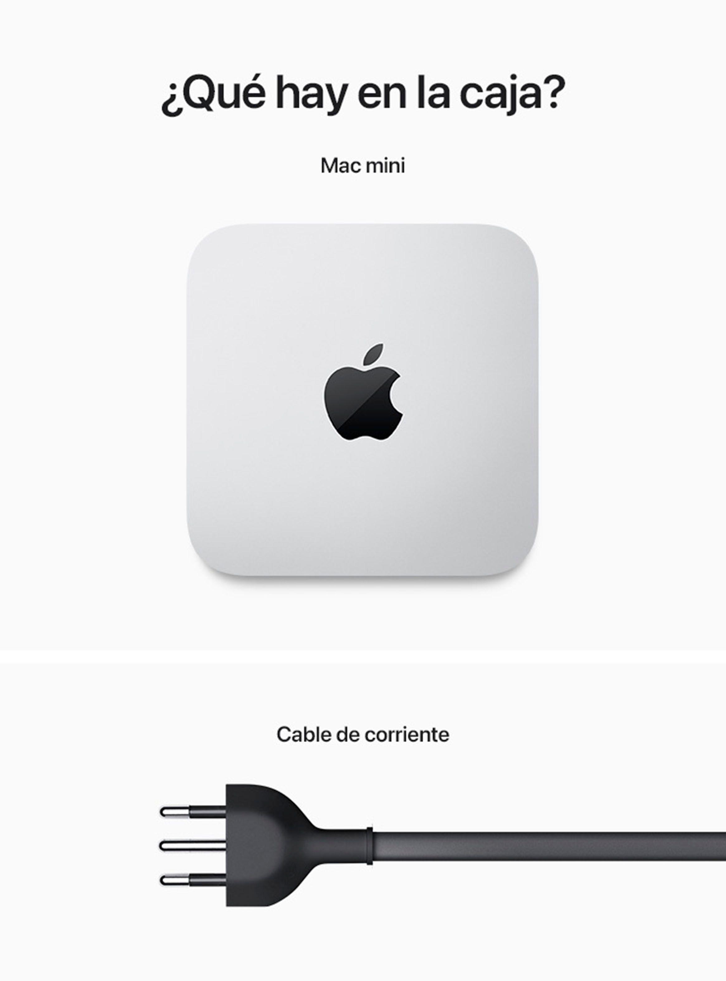 Mac Mini Chip M2 8 Núcleos CPU y 10 Núcleos GPU 8GB RAM 256GB SSD Color Plata-4