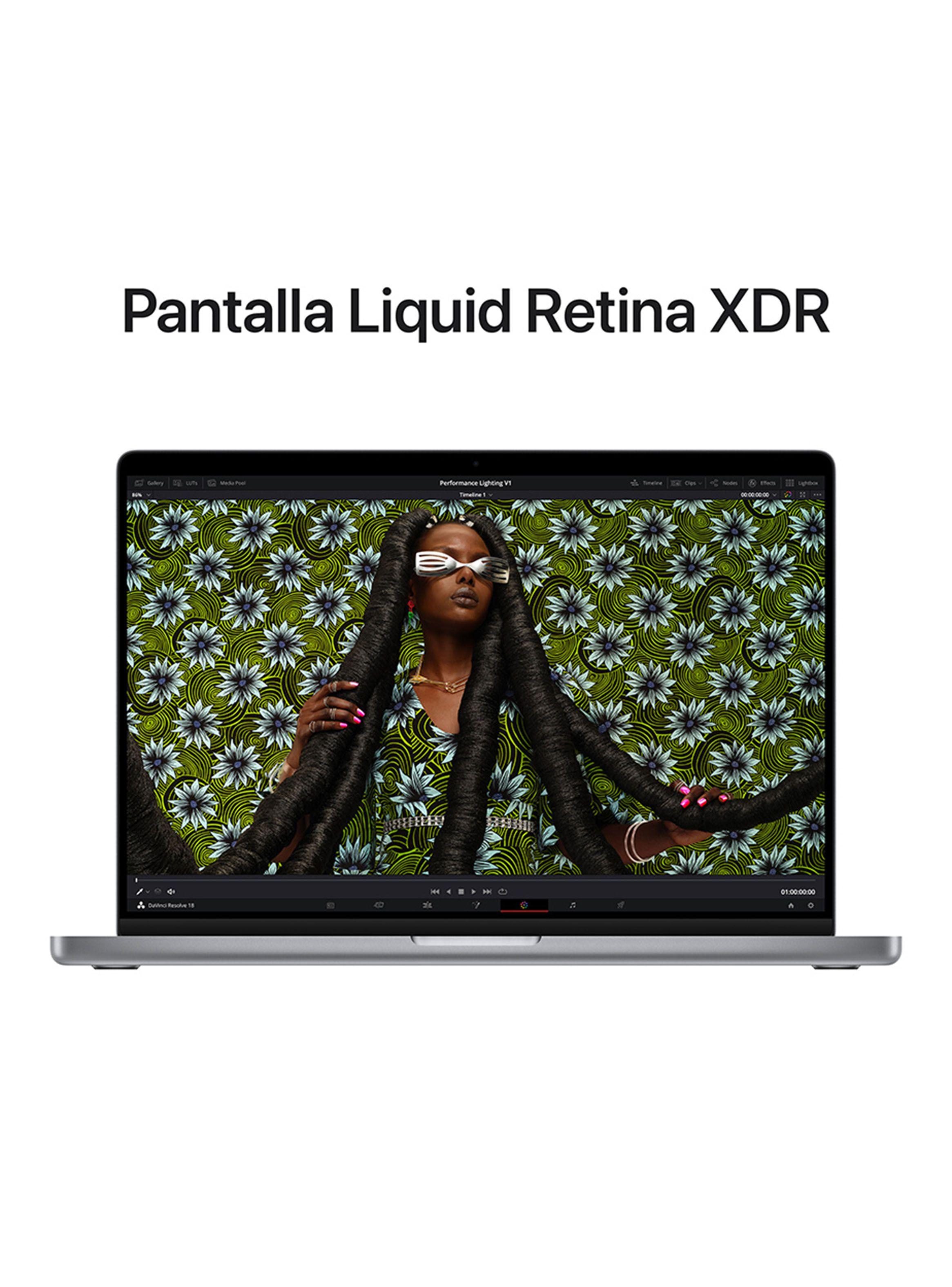 MacBook Pro 14" Chip M2 Pro 10 Núcleos CPU y 16 Núcleos GPU 16GB RAM 512GB SSD Gris Espacial-6