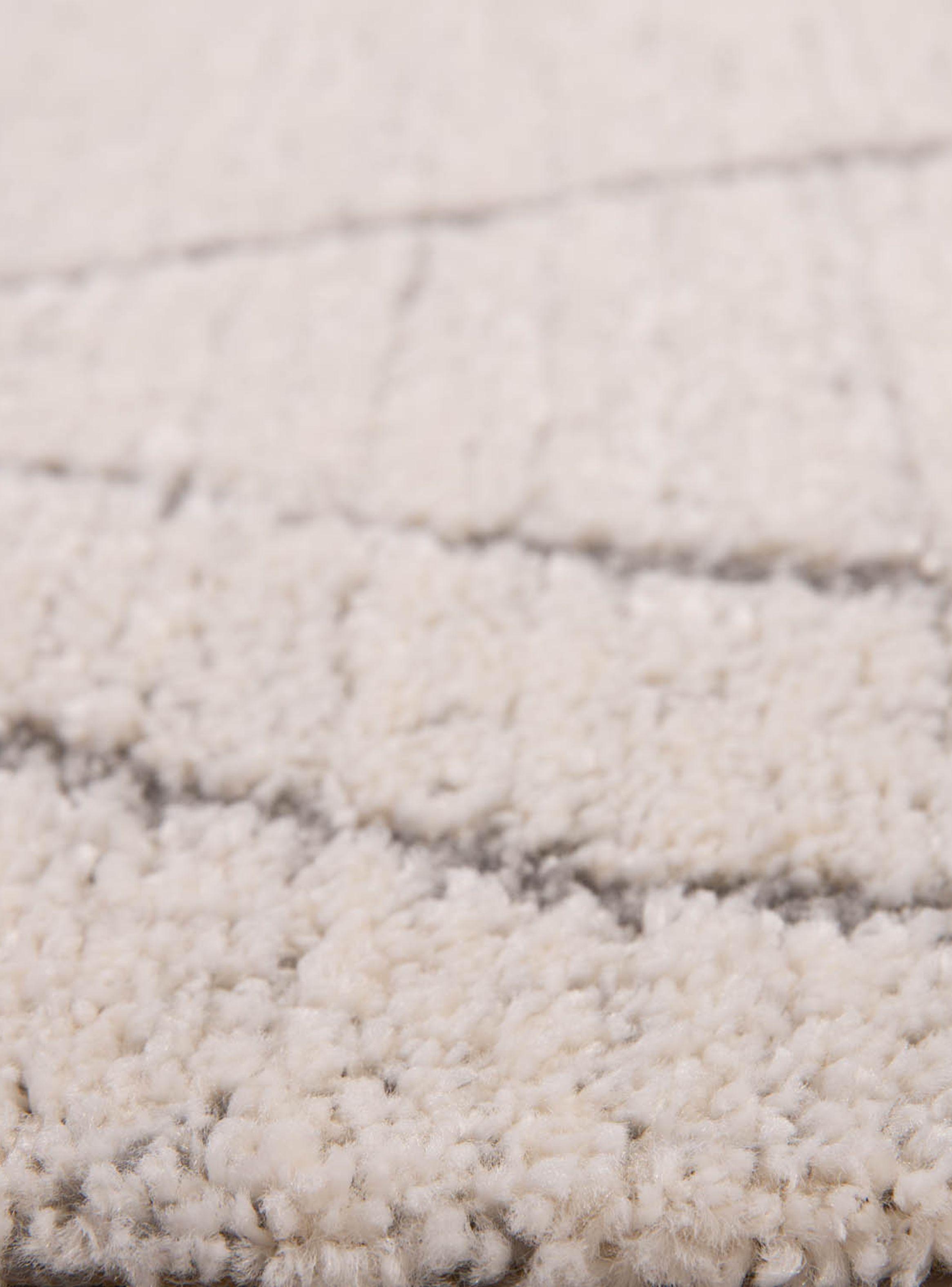 Alfombra 160 x 230 cm Navarra Rayas Beige-1
