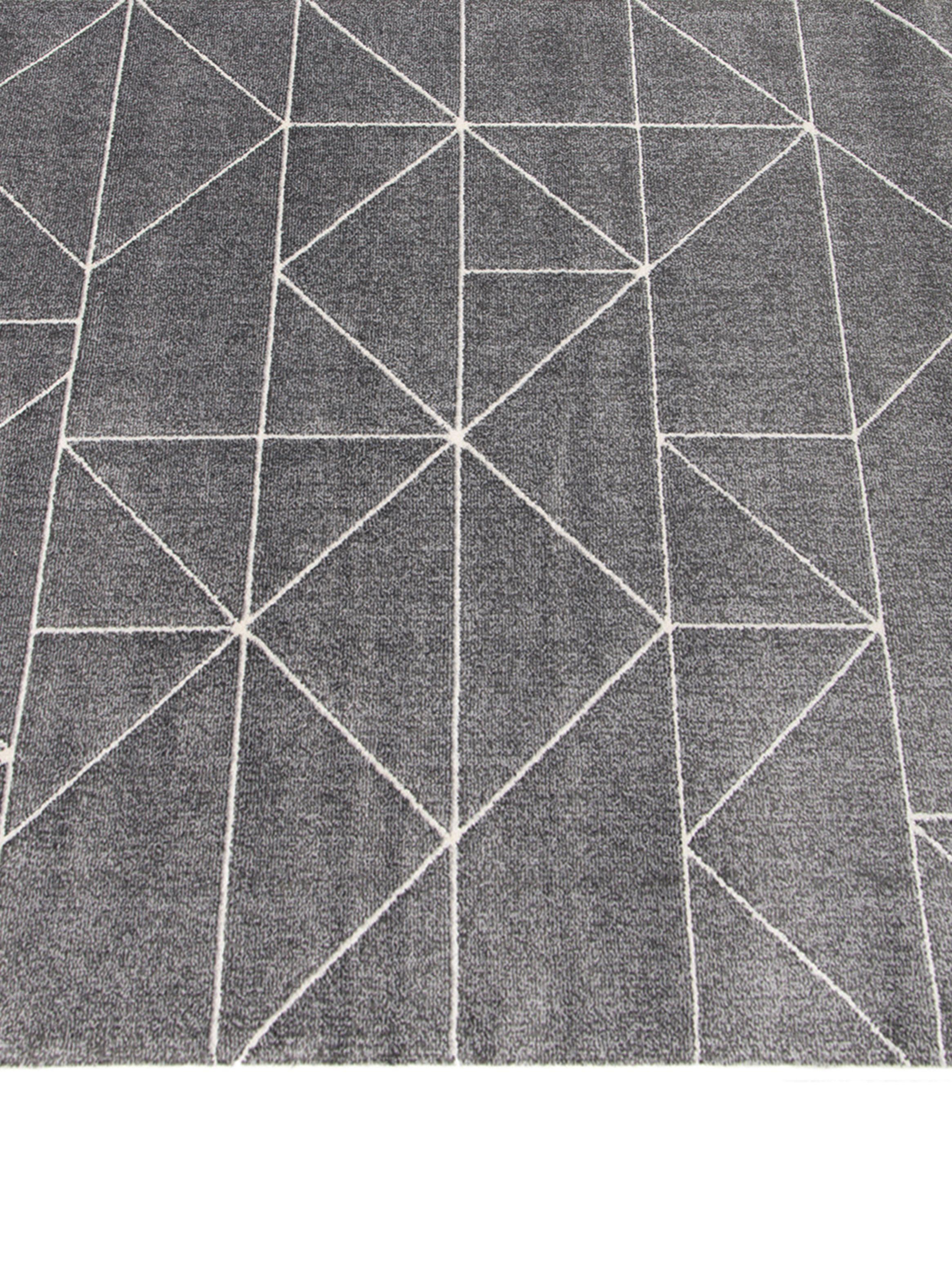 Alfombra 160 x 230 cm Nevada Formas Gris-1