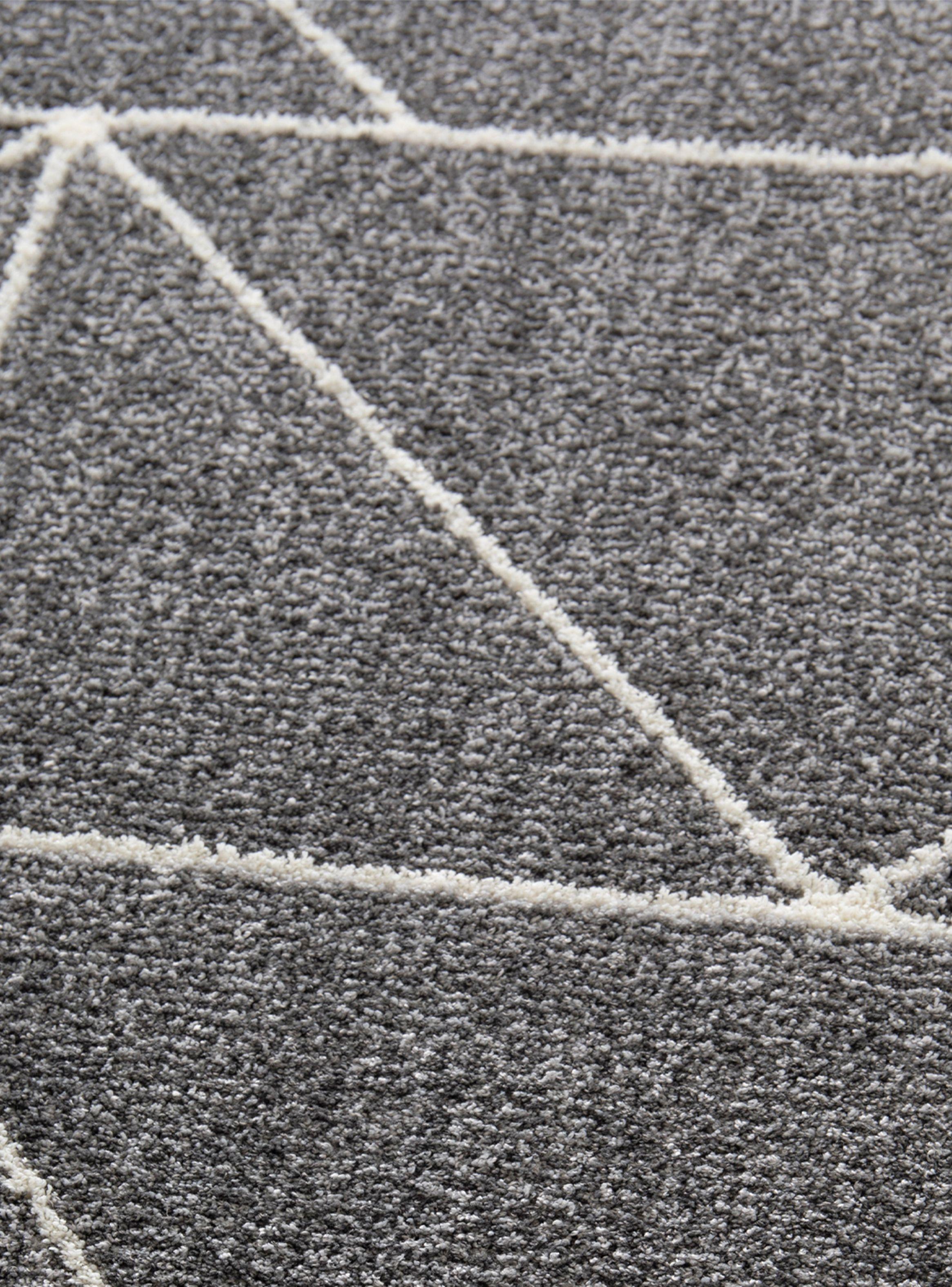 Alfombra 240 x 340 cm Nevada Formas Gris-2