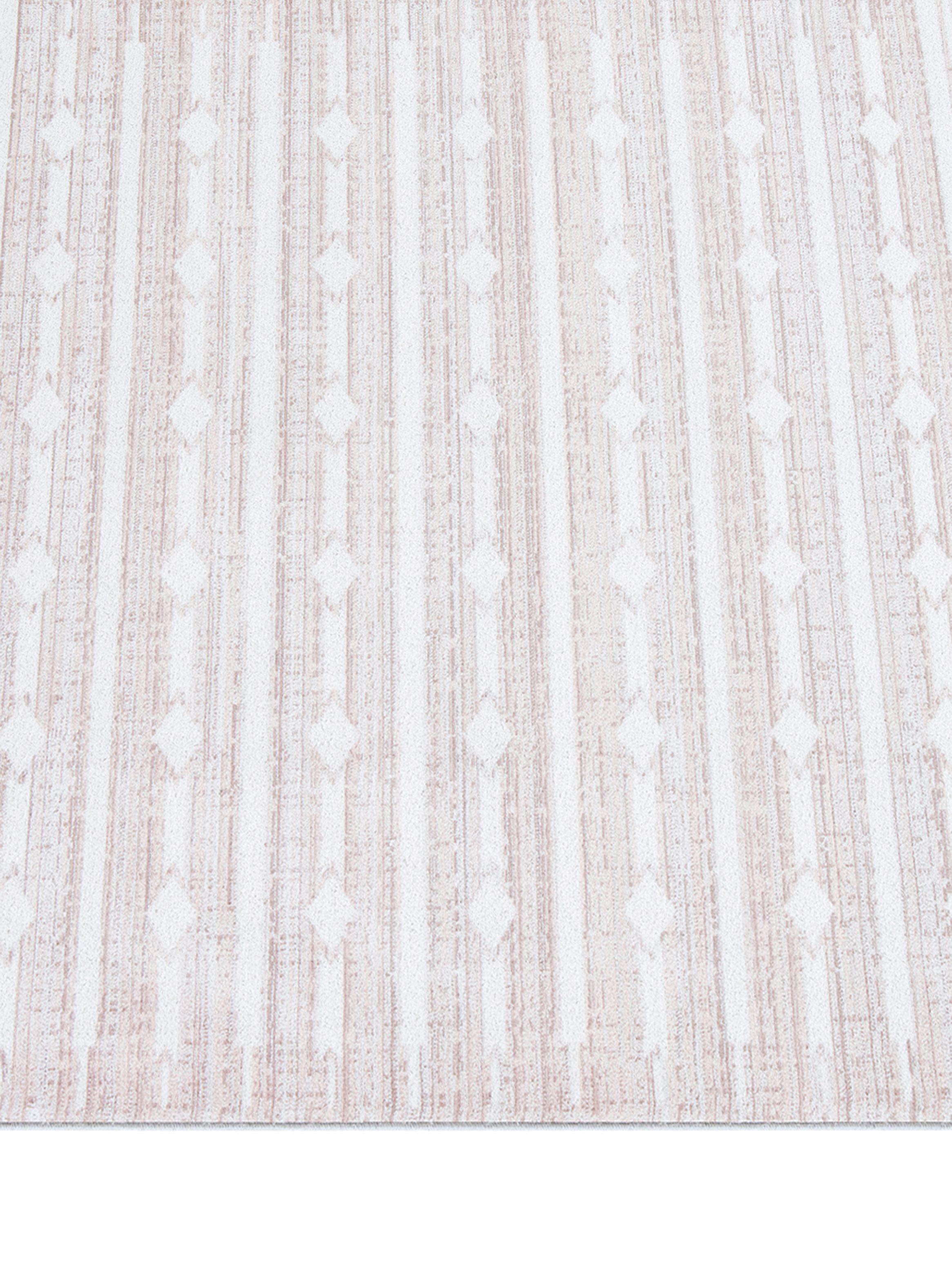 Alfombra 160 x 230 cm Noruega Étnico Crema-2