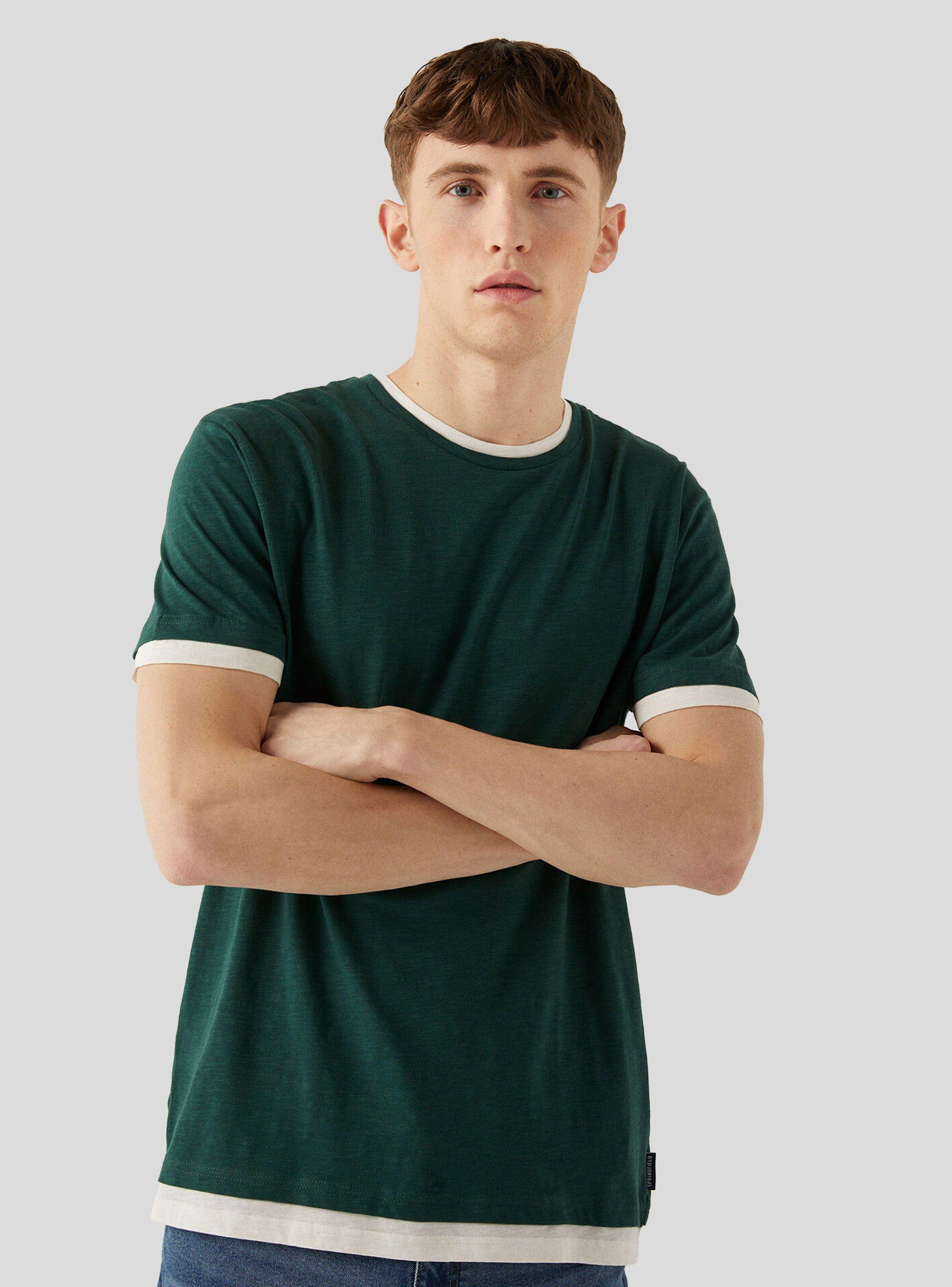 Polera Springfield Borde Blanco-0