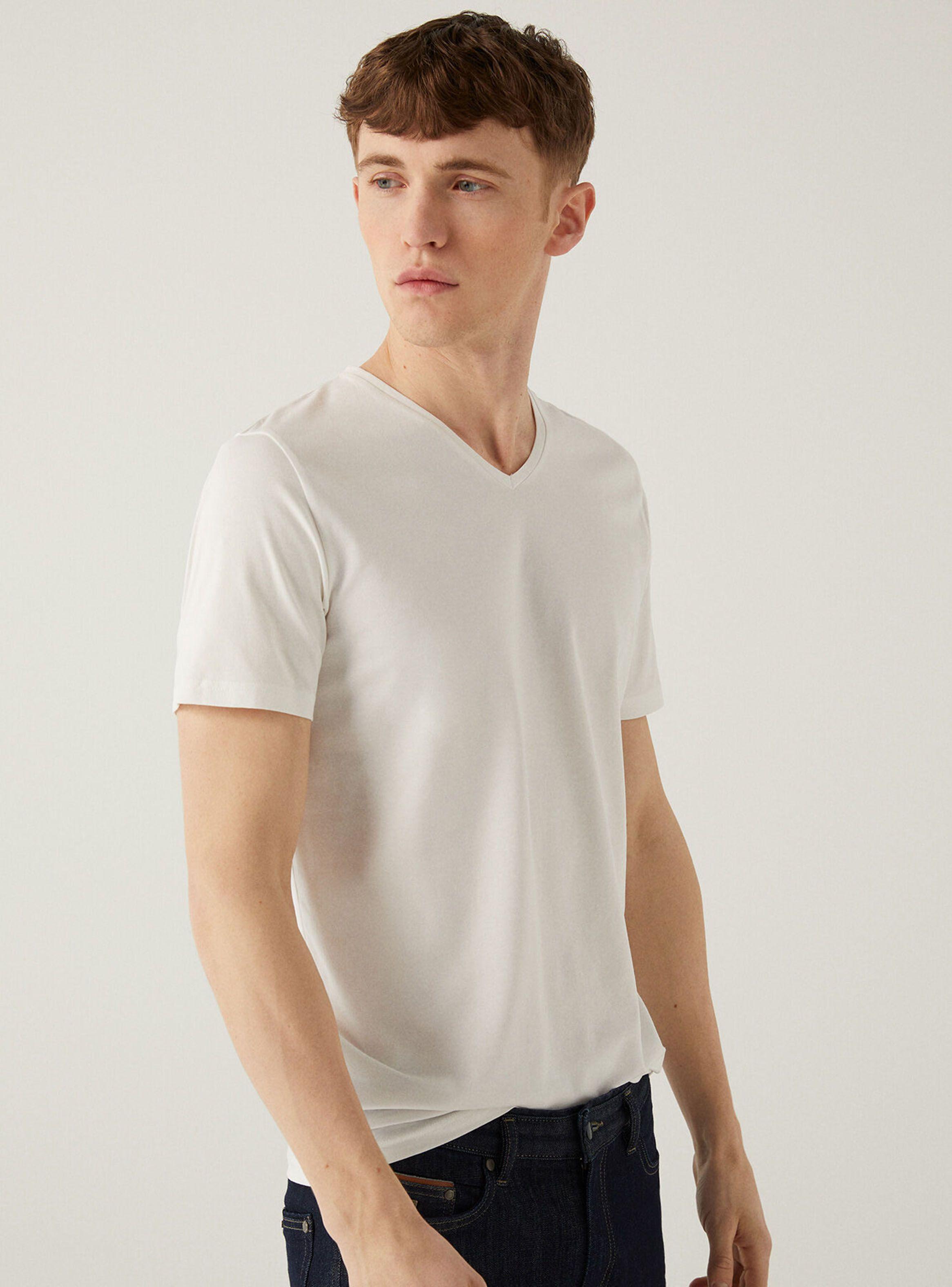 Polera Springfield Básica Lycra Algodón-0