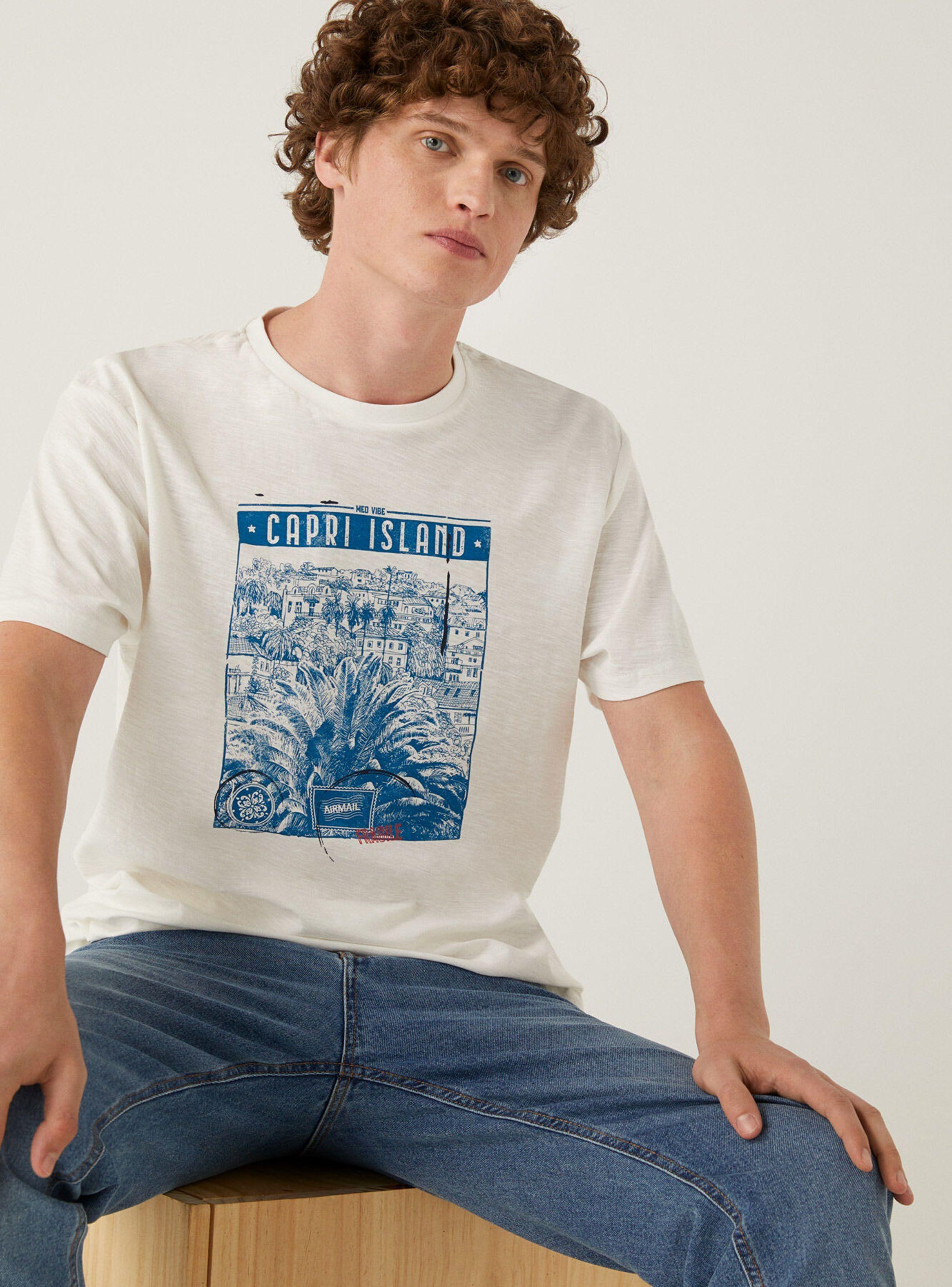 Polera Springfield Capri Island Manga Corta-3