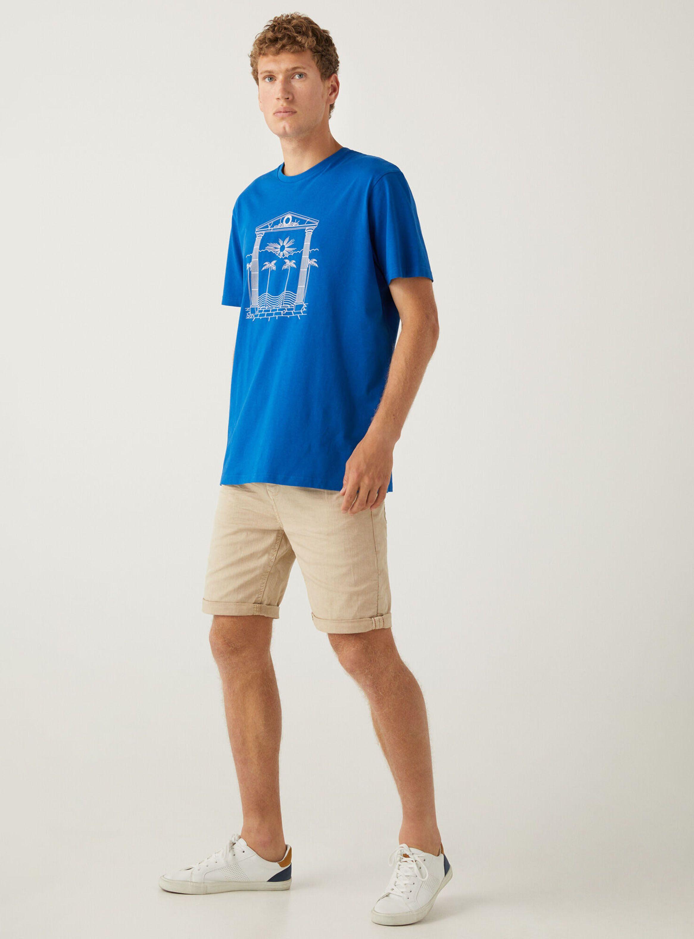 Polera Springfield Blue Greek-3