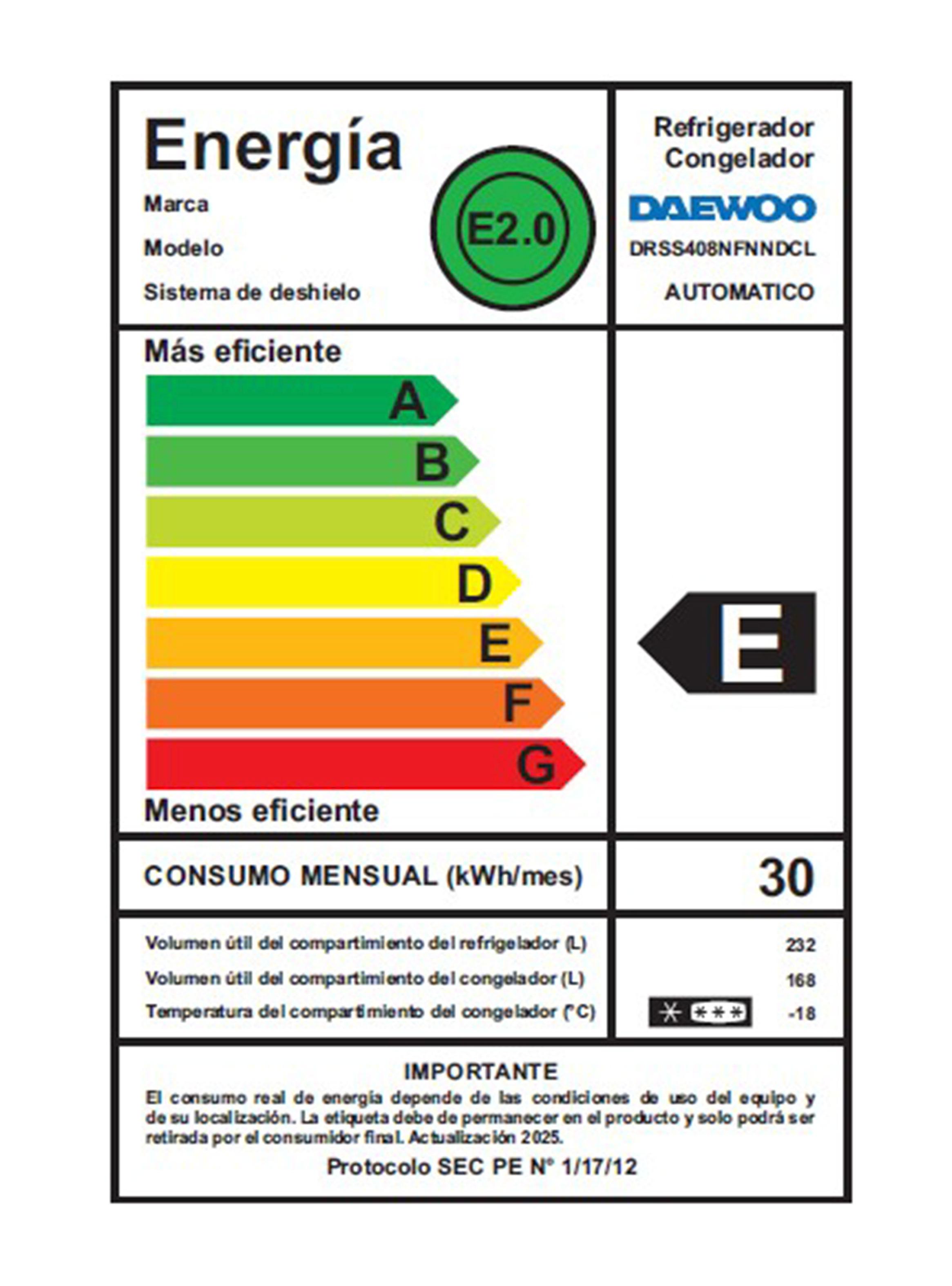 Refrigerador Side by Side No Frost 401 Litros DRSS408NFNNDCL-8