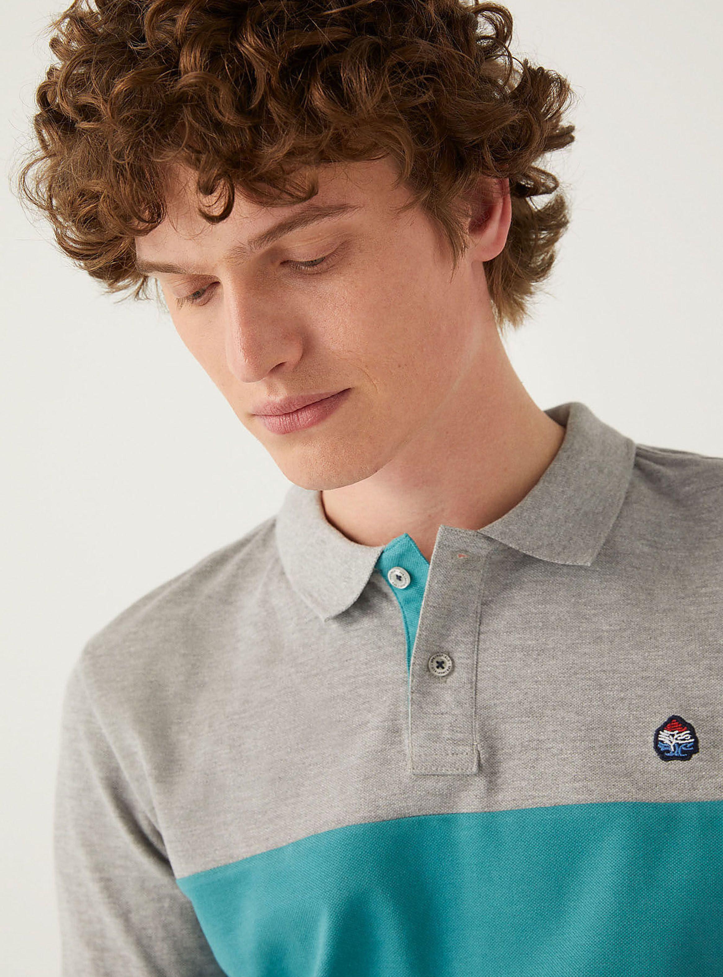 Polera Springfield Bicolor Polo-2