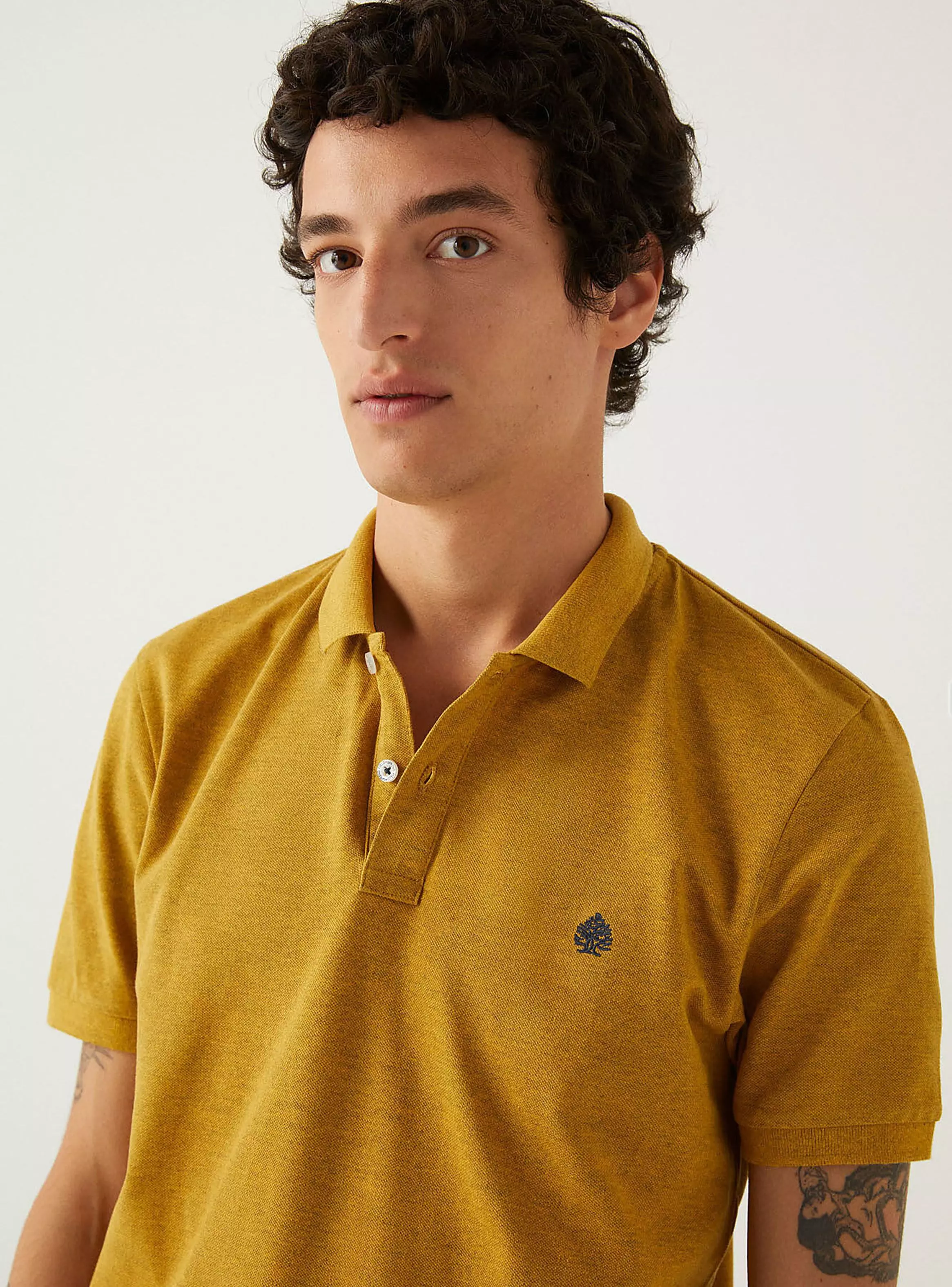 Polera Springfield Polo Overdyed-2