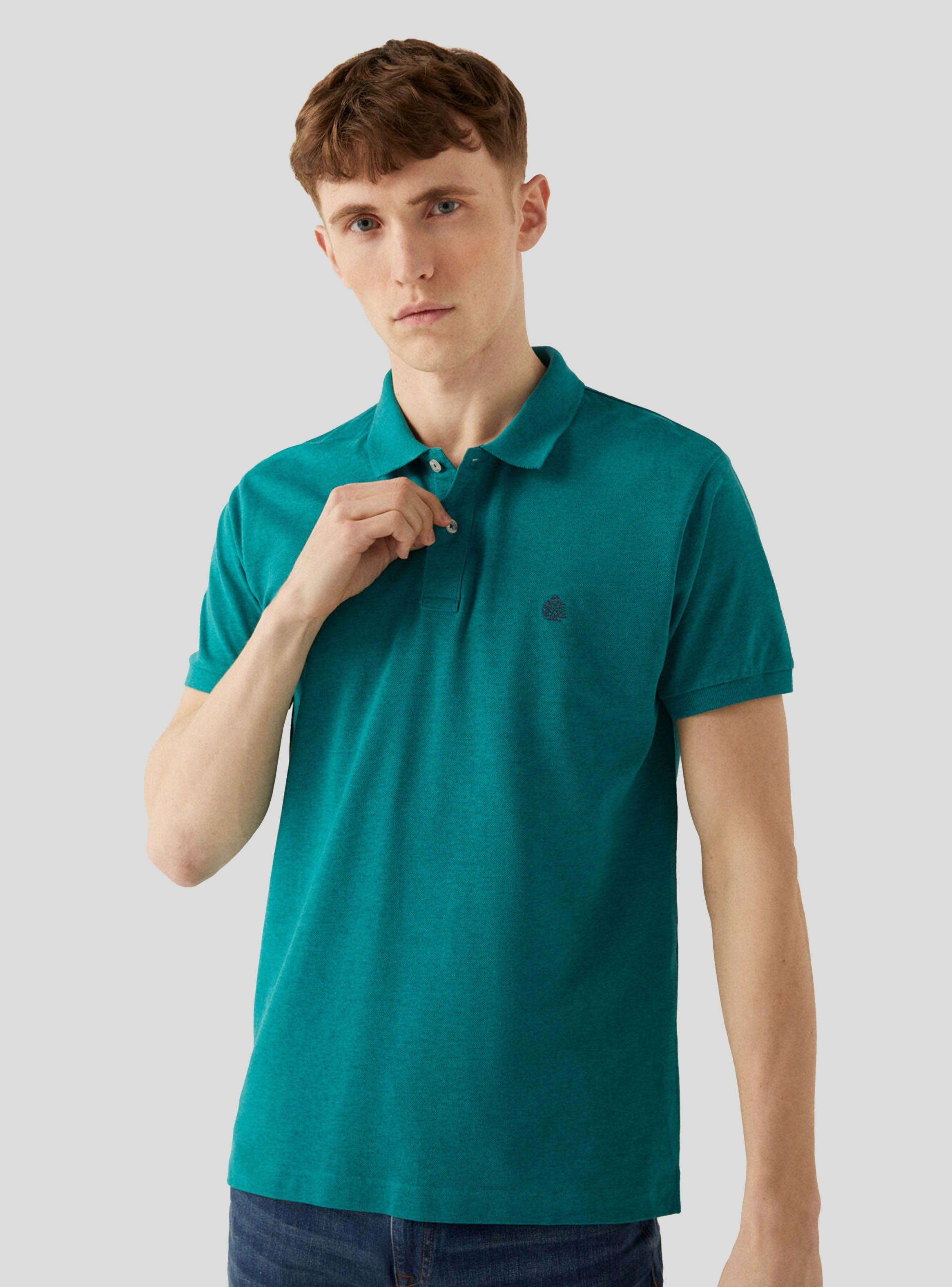 Polera Springfield Polo Overdyed Algodón-0