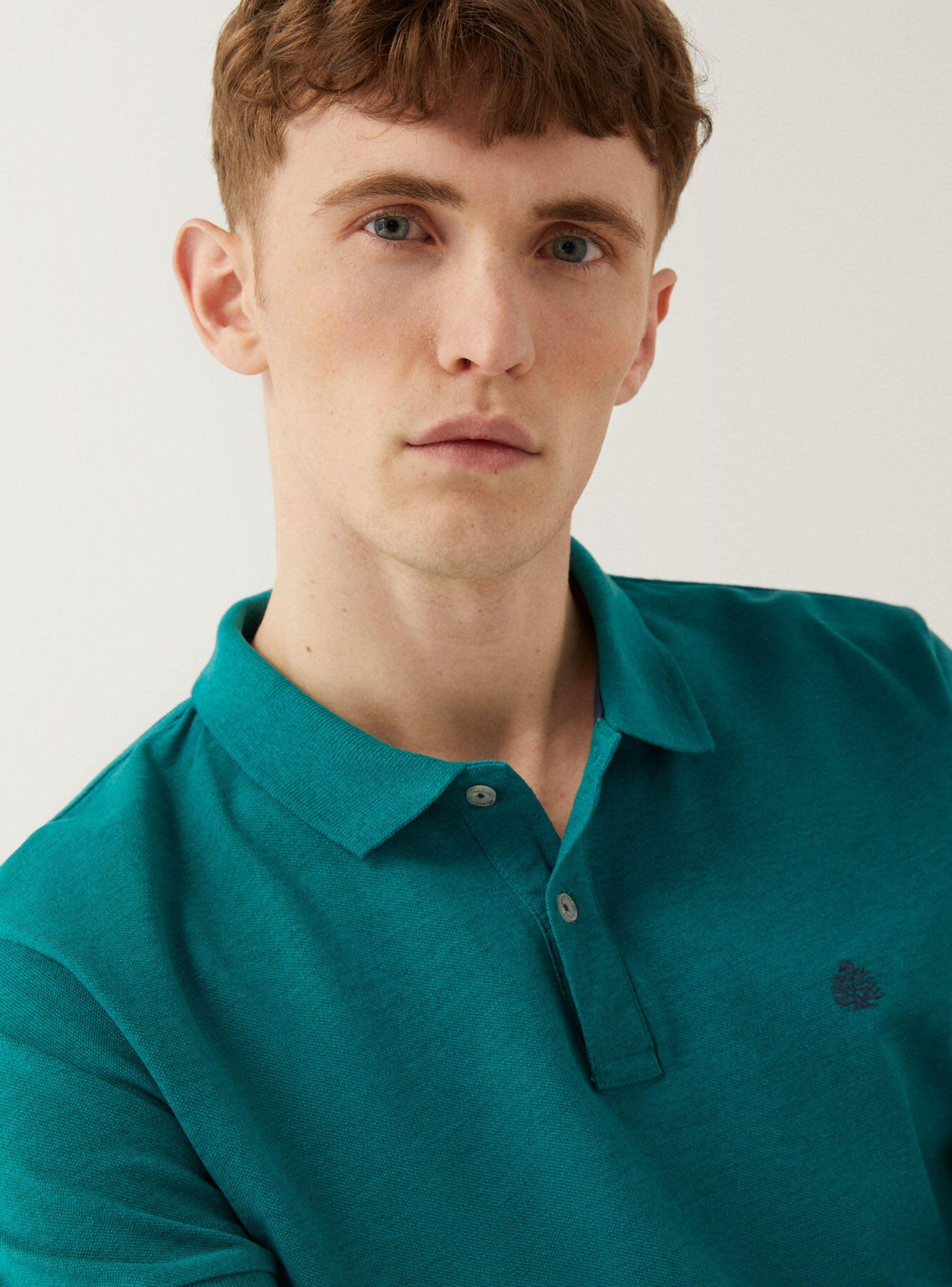 Polera Springfield Polo Overdyed Algodón-2