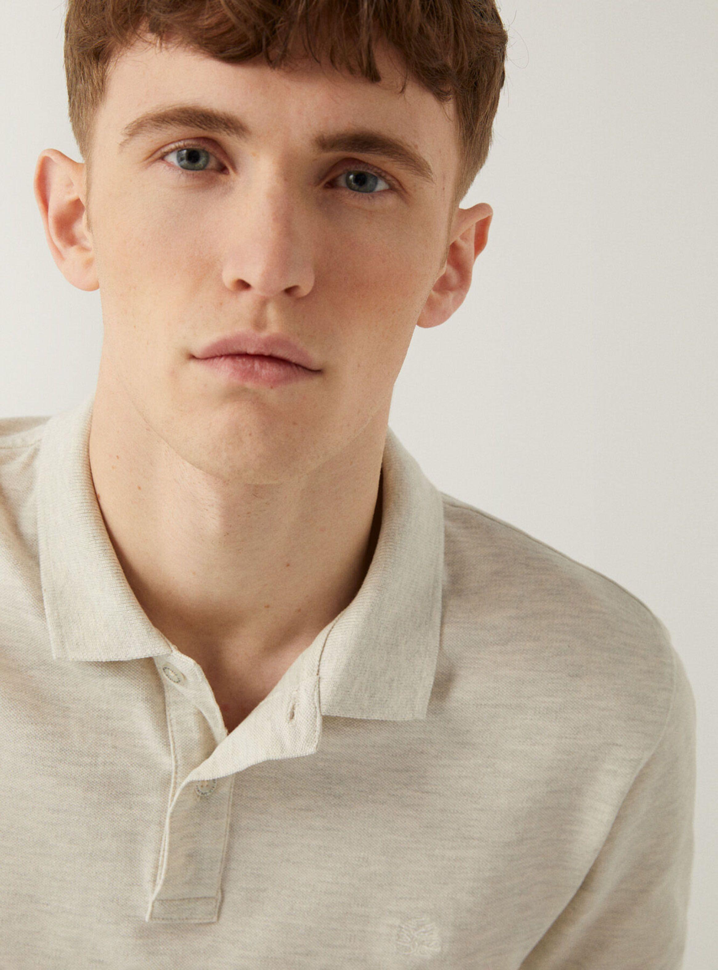 Polera Springfield Polo Overdyed Melg Algodón-2