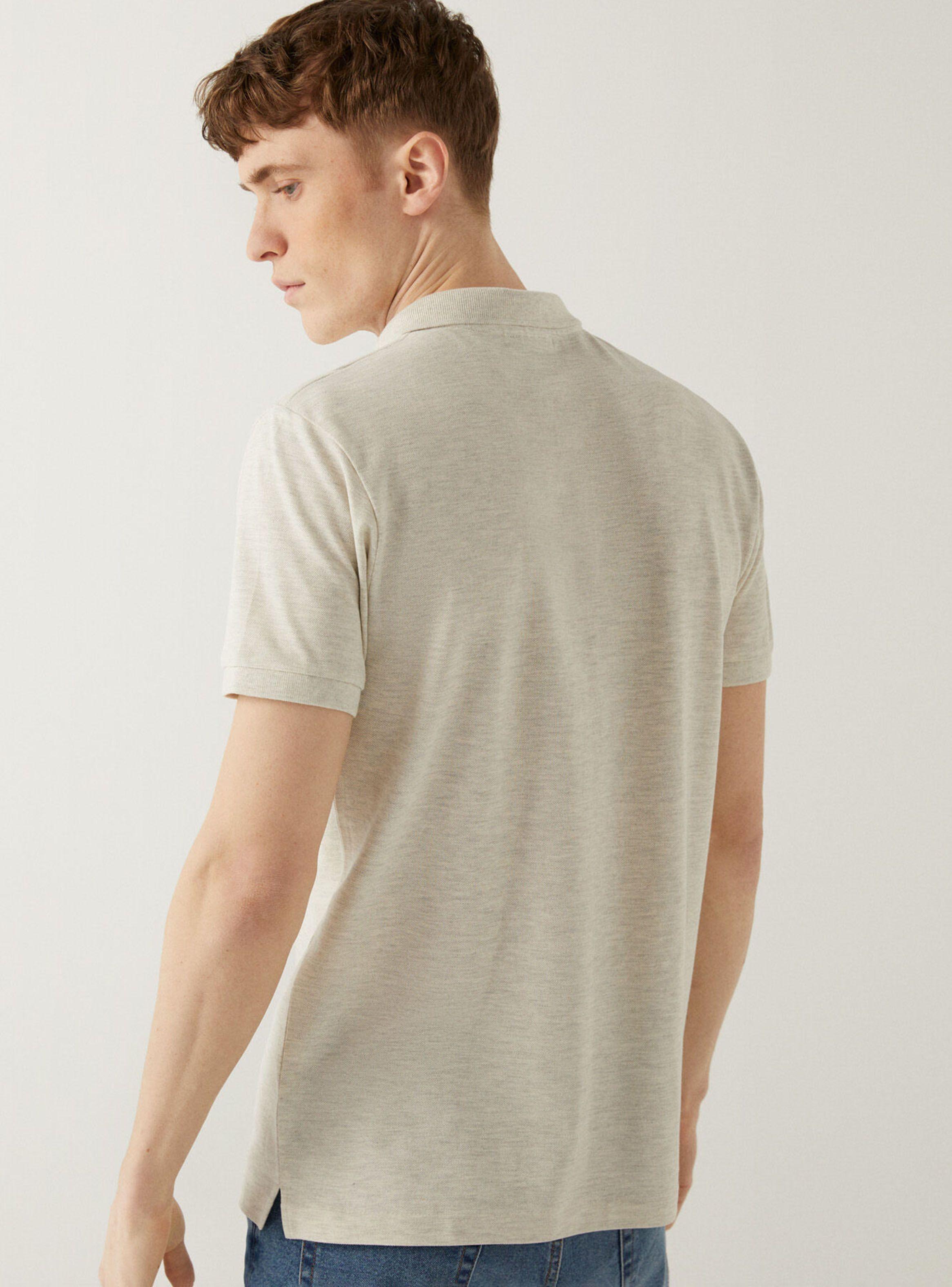 Polera Springfield Polo Overdyed Melg Algodón-1