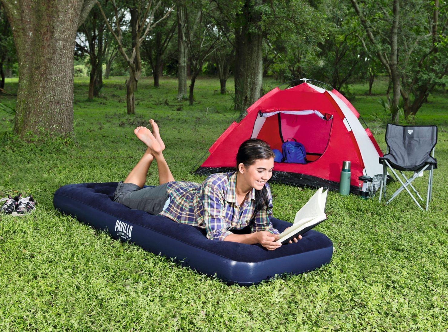 Colchón Bestway Flocked Air Bed Single-4