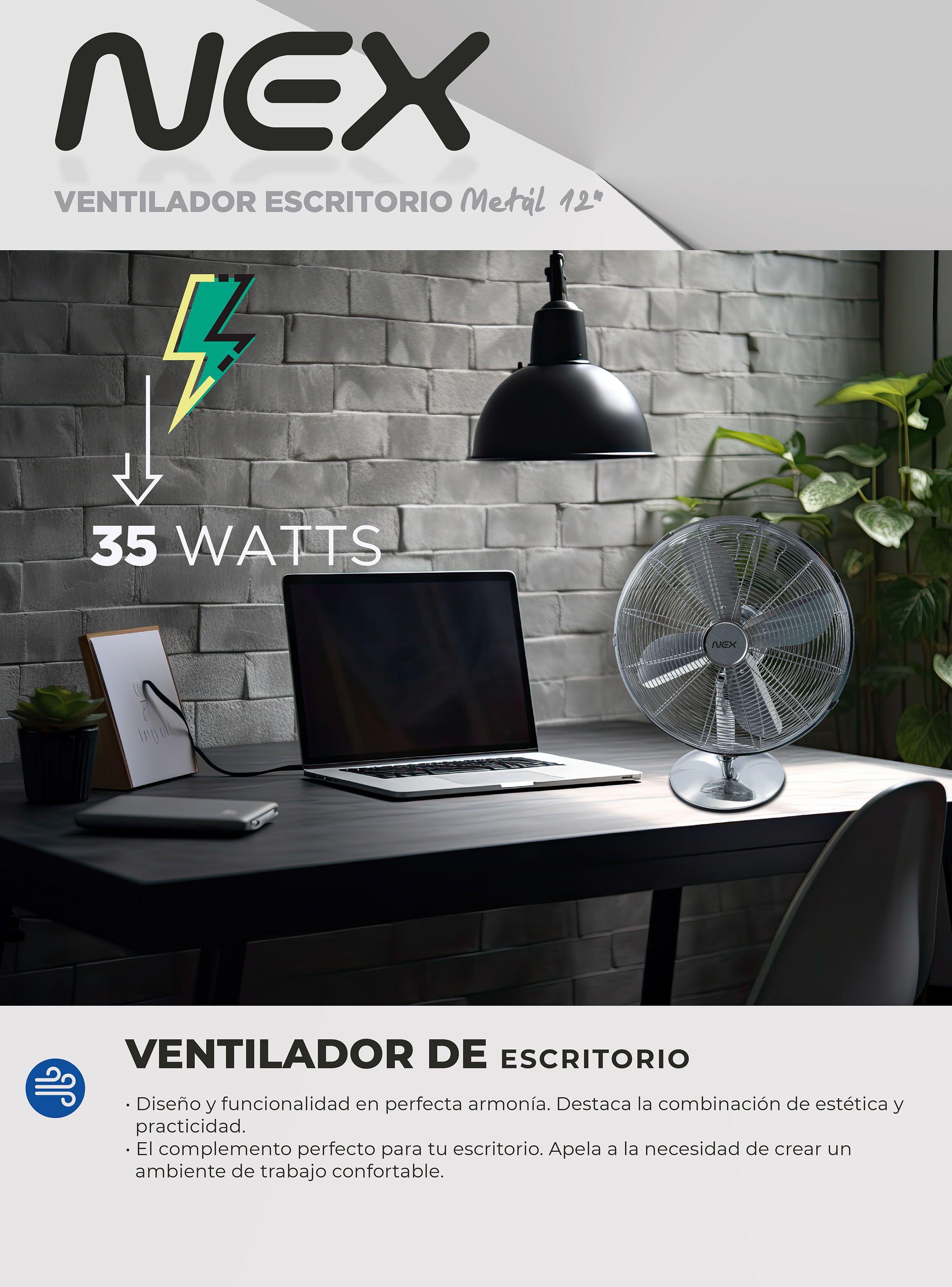 Ventilador de Sobremesa 3 Velocidades 12" DCP1220I-5