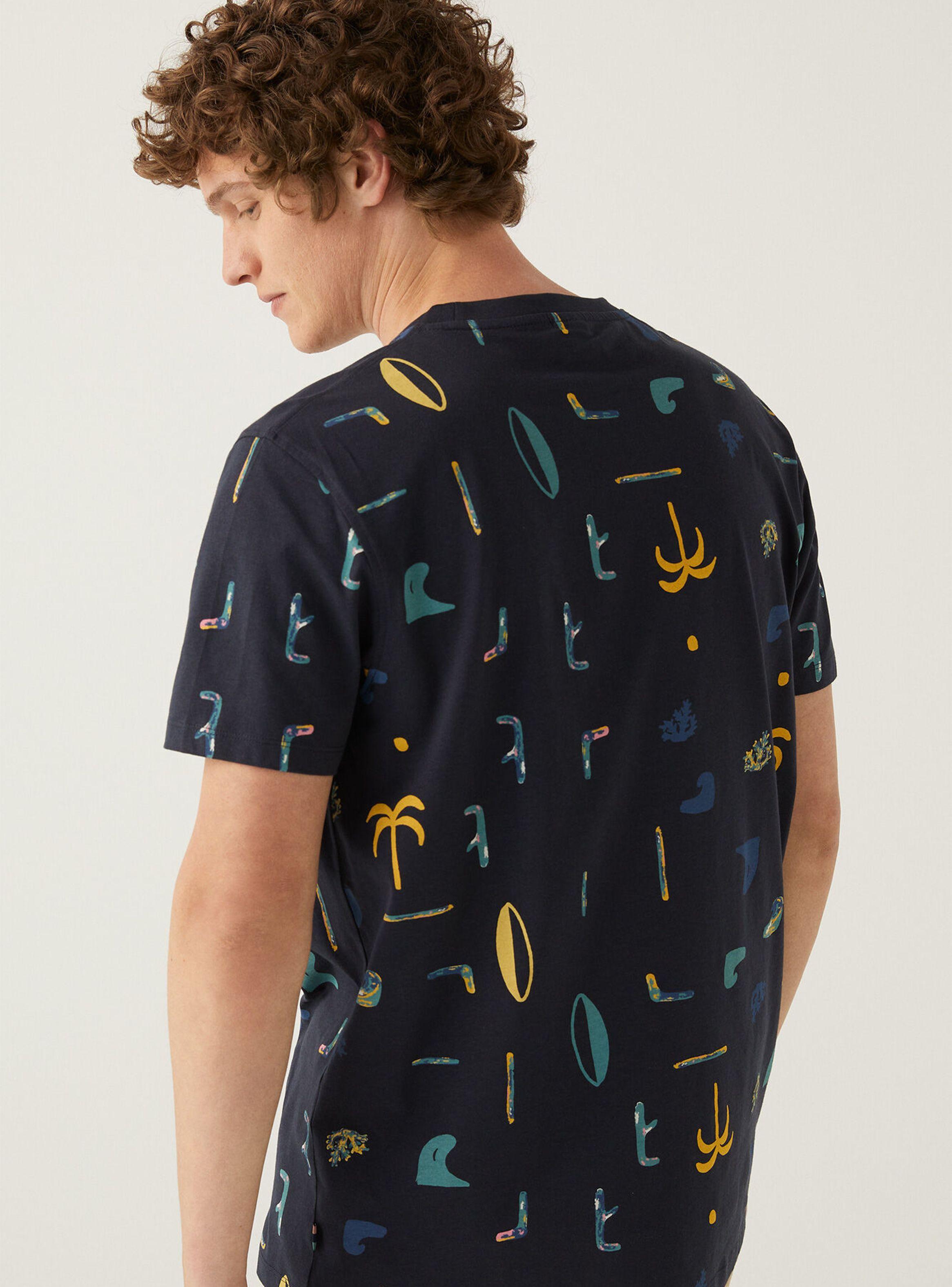 Polera Springfield Pale Navy Manga Corta-1