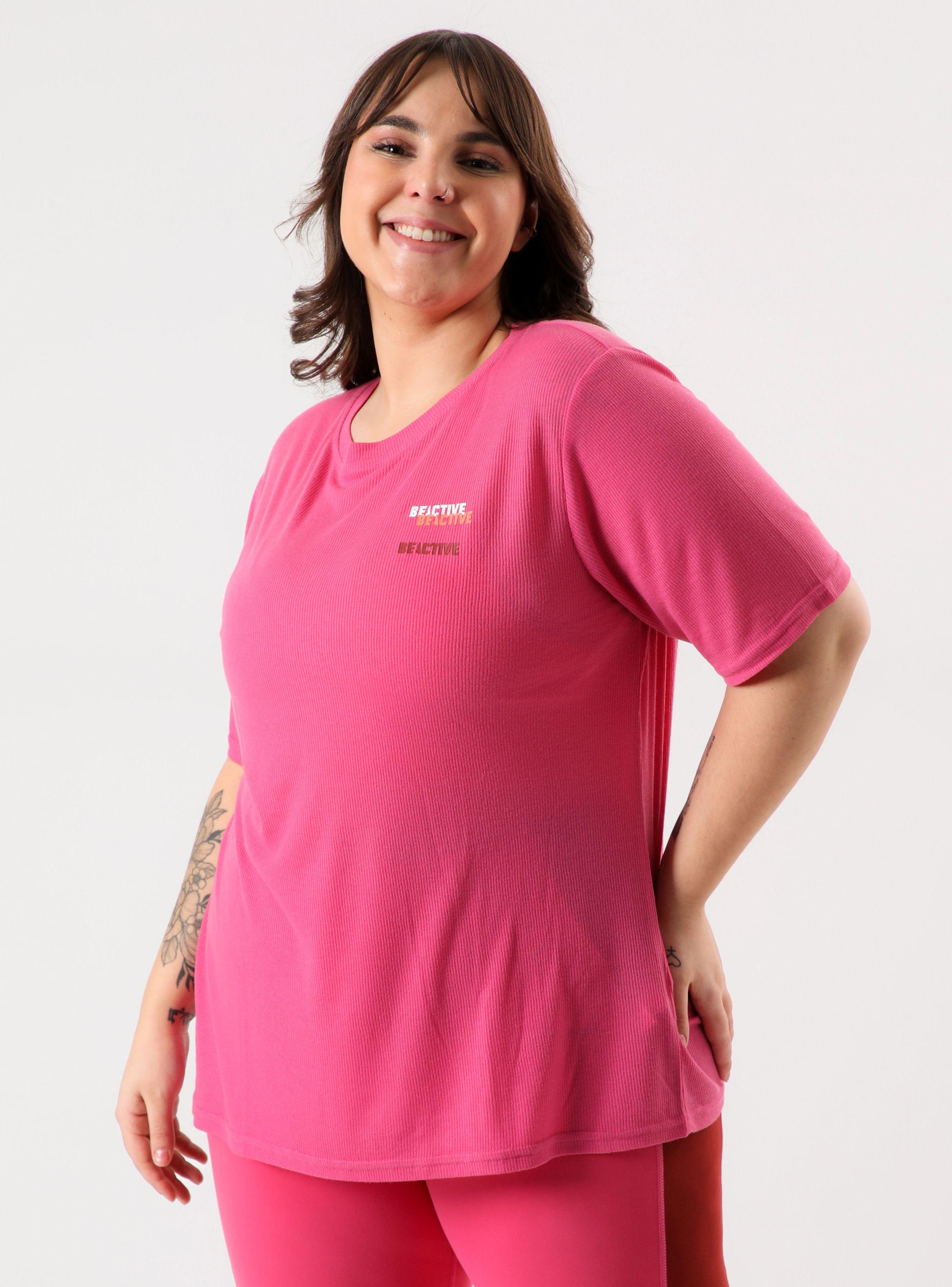 Polera Lisa T-Shirt Manga Corta Logo-0