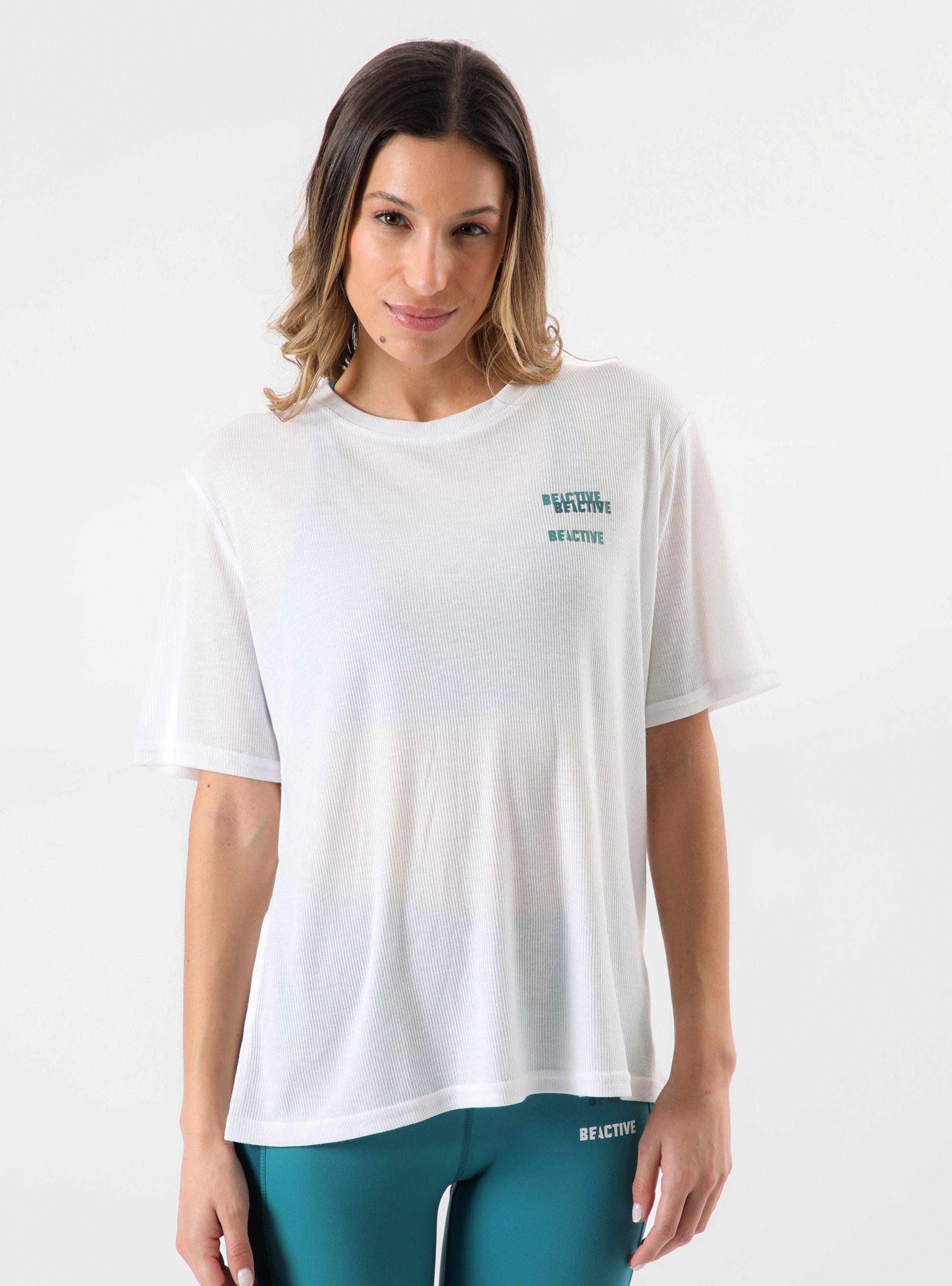 Polera Lisa T-Shirt Manga Corta Logo-0
