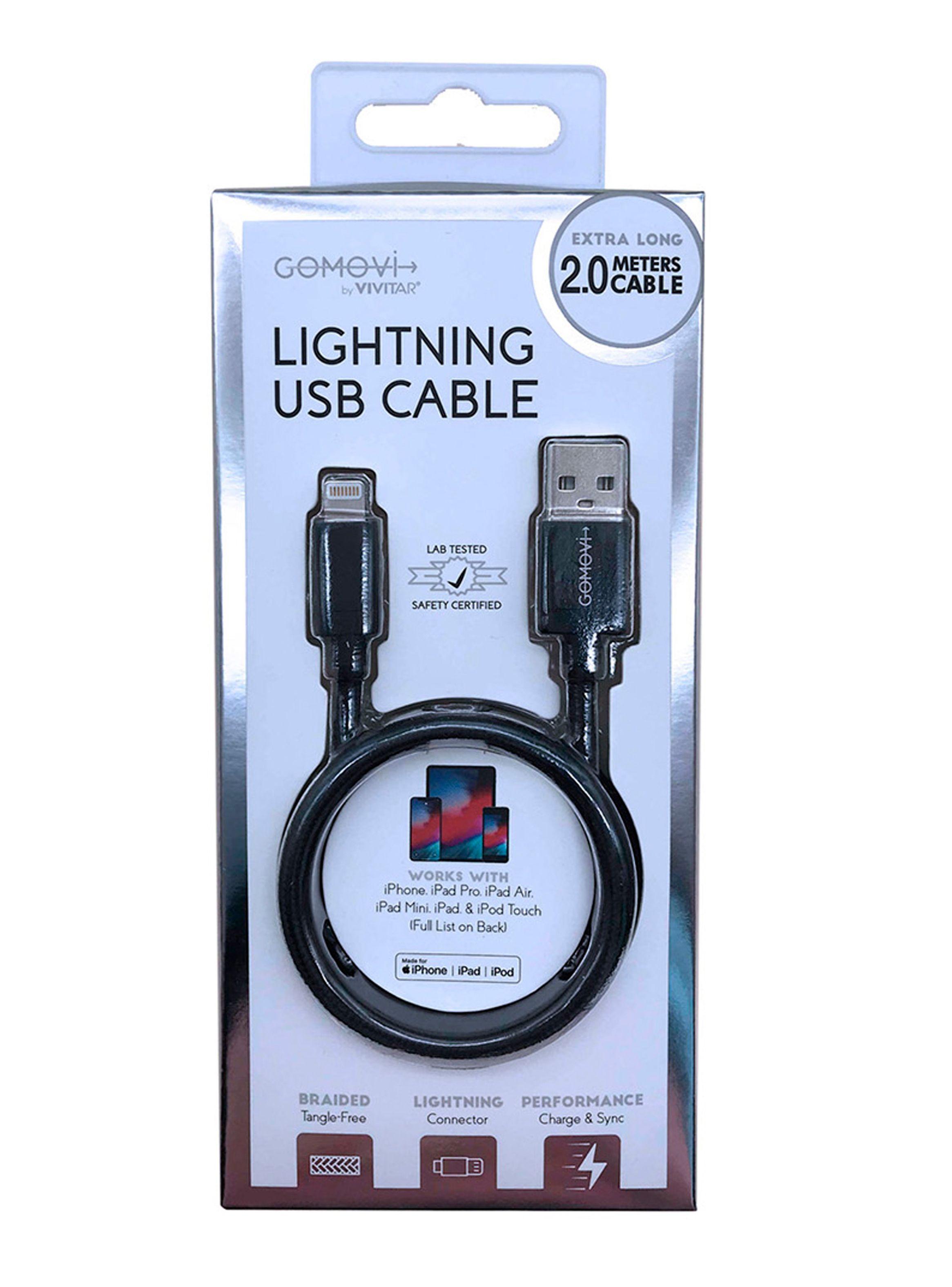 Cable Lighting 2m Trenzado Negro-0