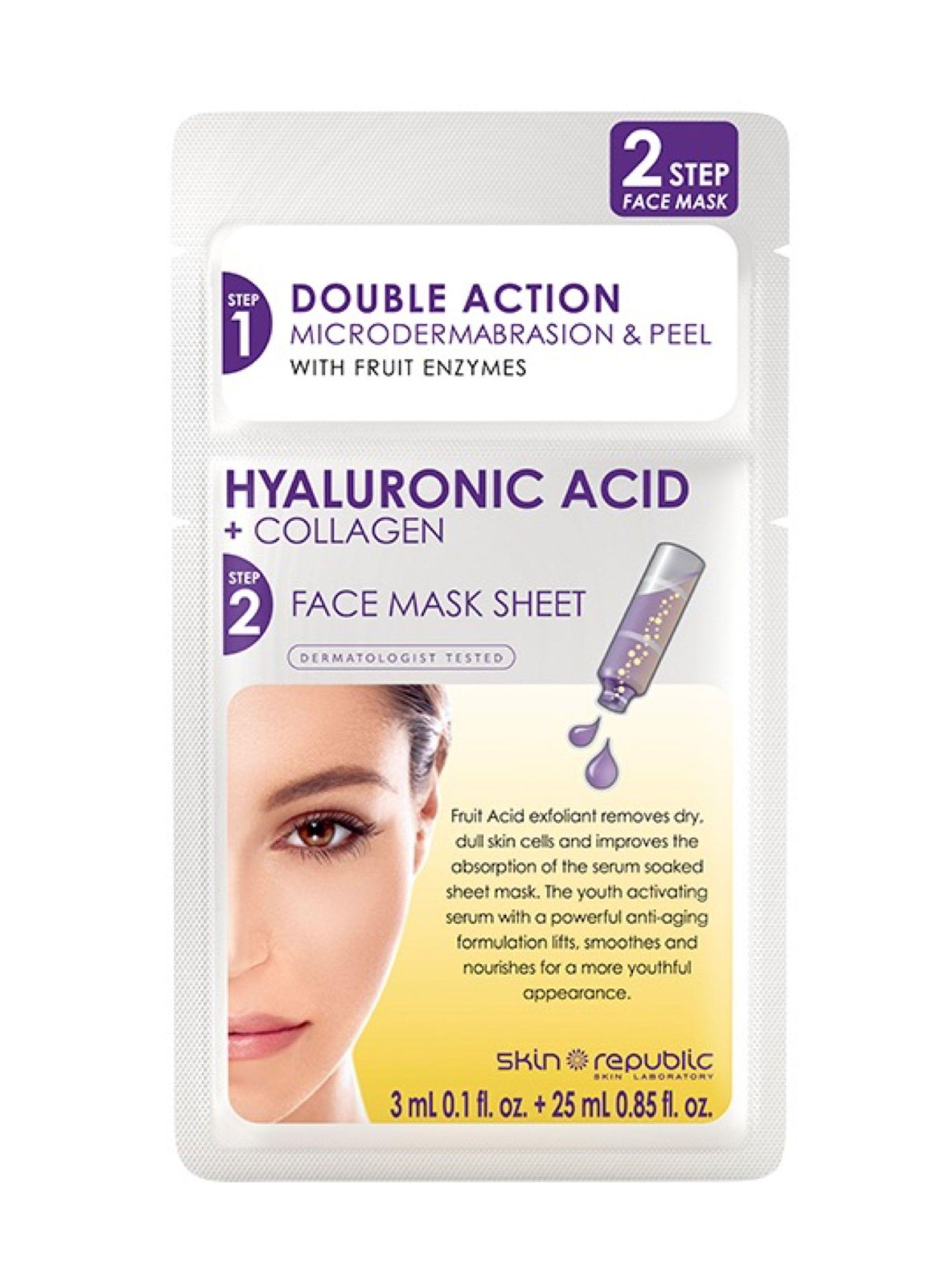 Mascarilla Skin Republic Facial Dos Pasos Ácido Hialurónico 26 g-0