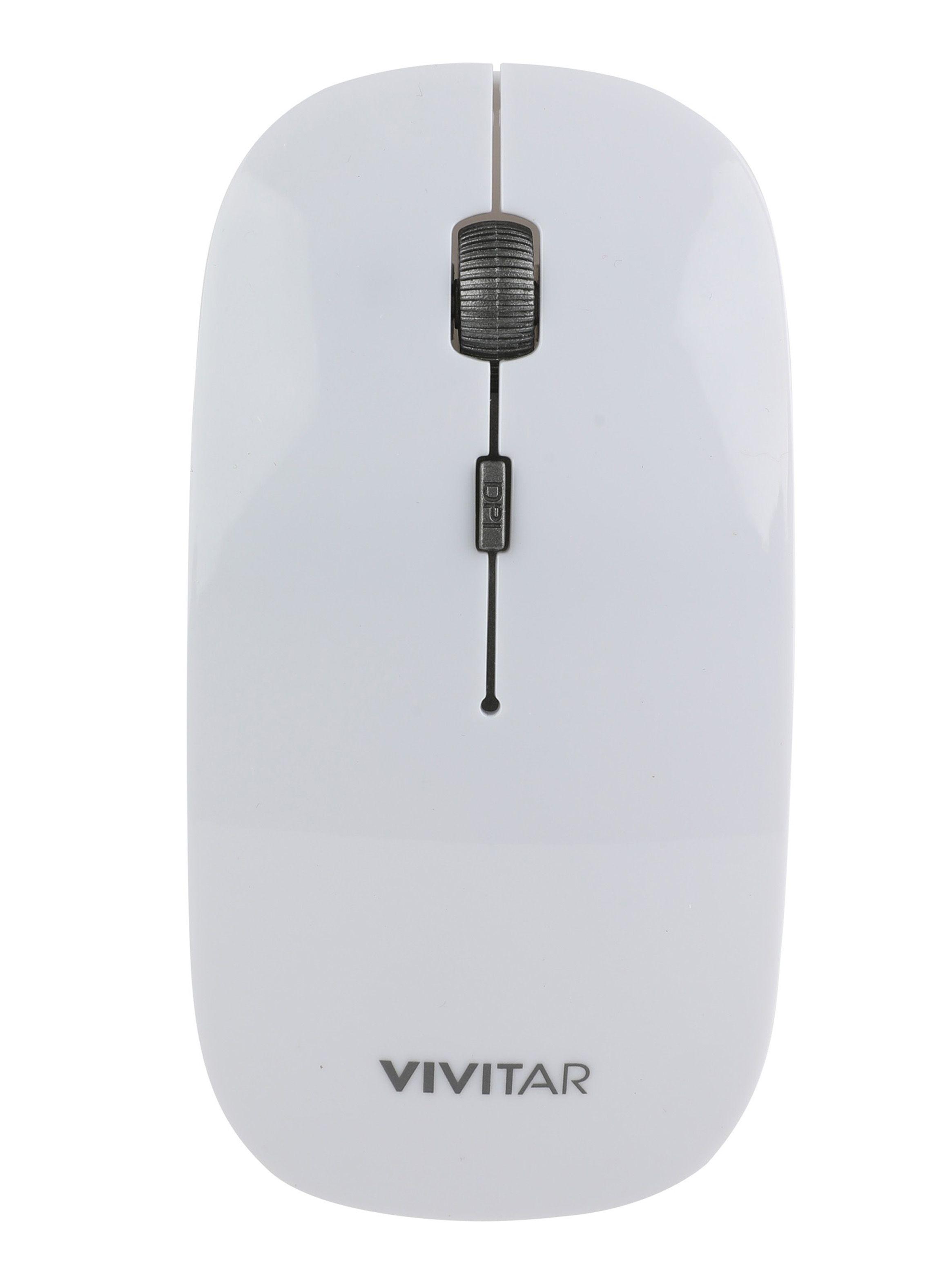Mouse Óptico Inalámbrico 2.4 GHz Blanco-0