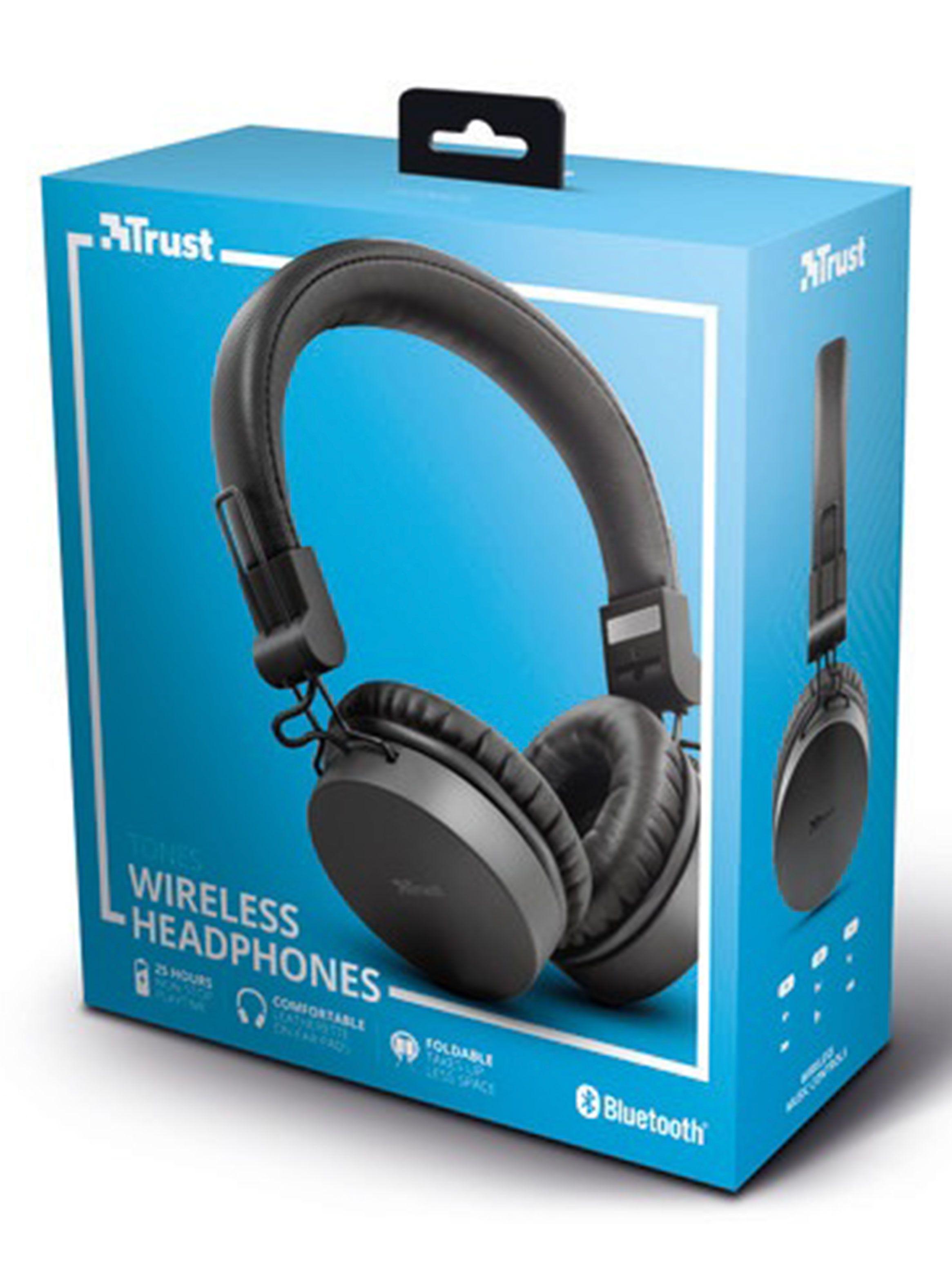 Audífonos Bluetooth Headphones Tones Black Wireles-4