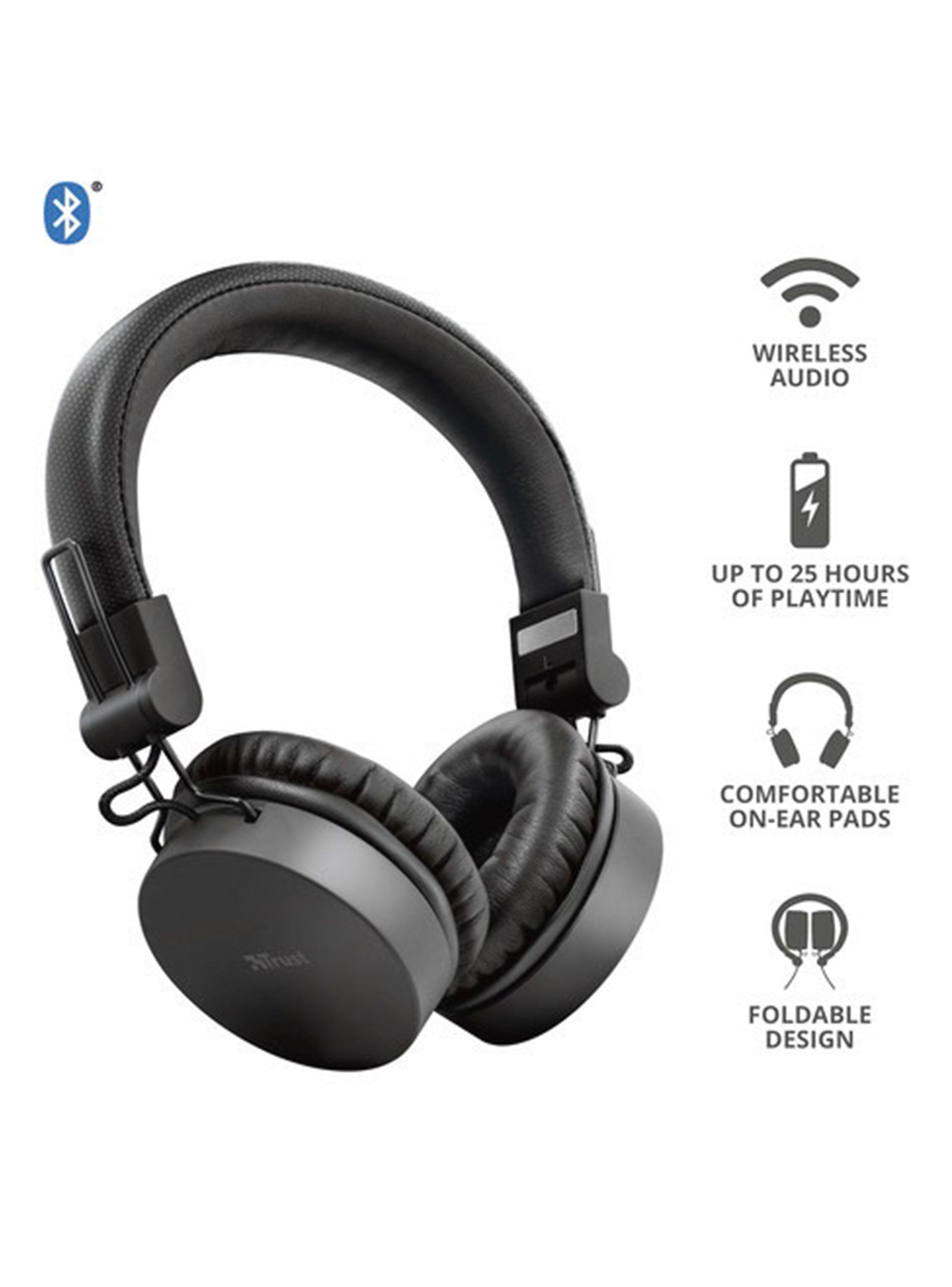 Audífonos Bluetooth Headphones Tones Black Wireles-2