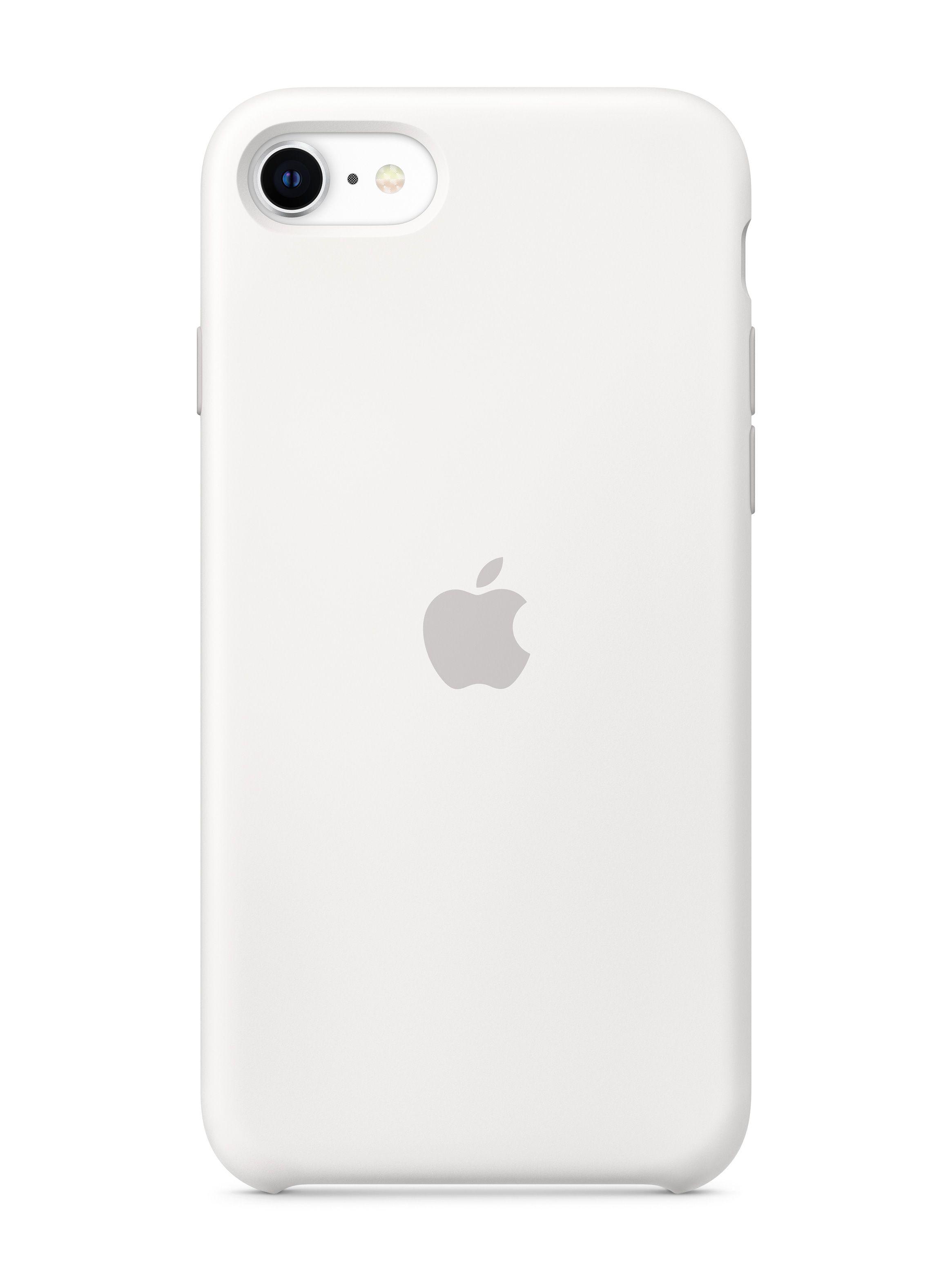 Carcasa para iPhone SE 2020 Silicona Blanco-2