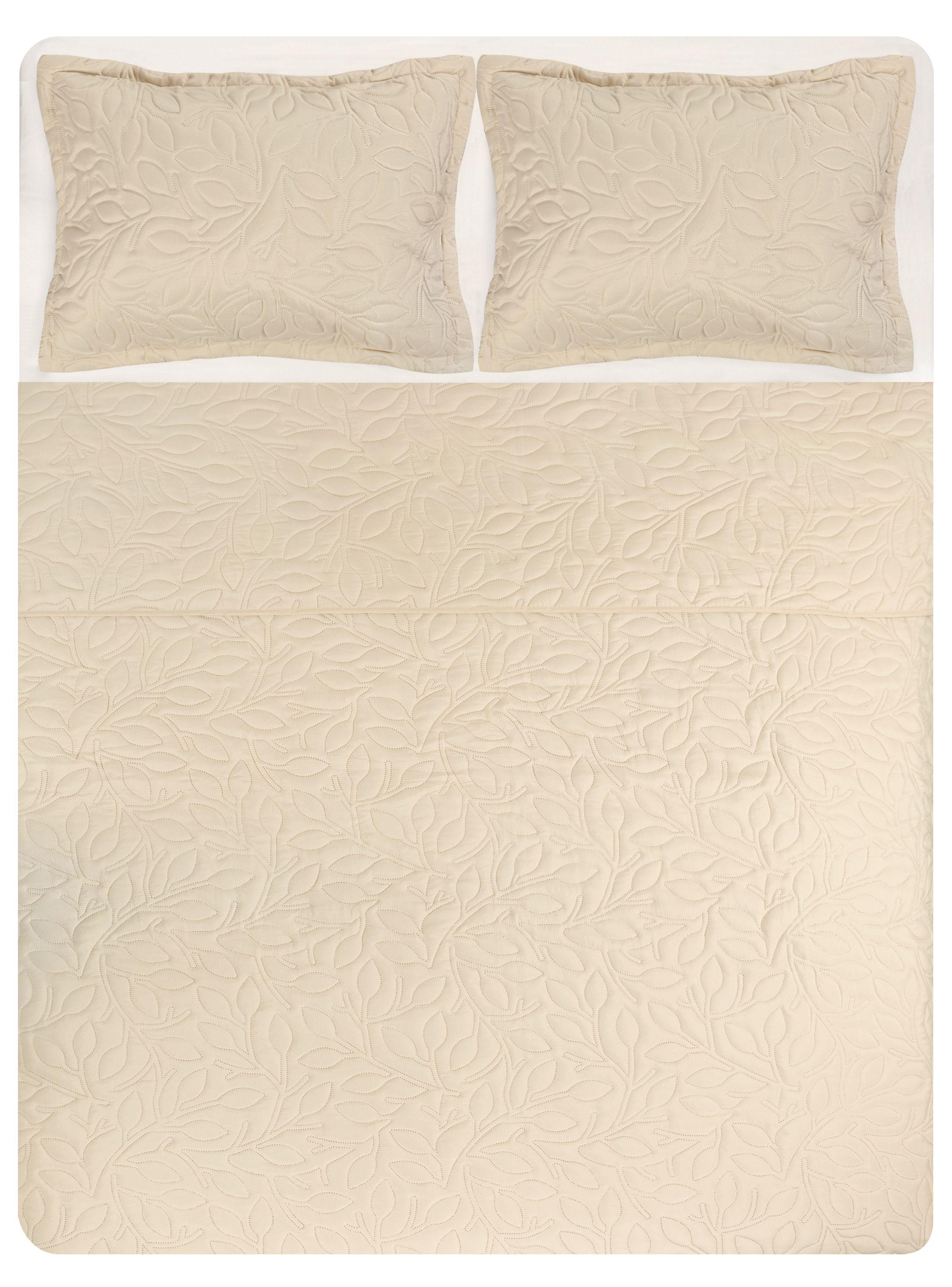 Quilt Hojas 2 Plazas-3