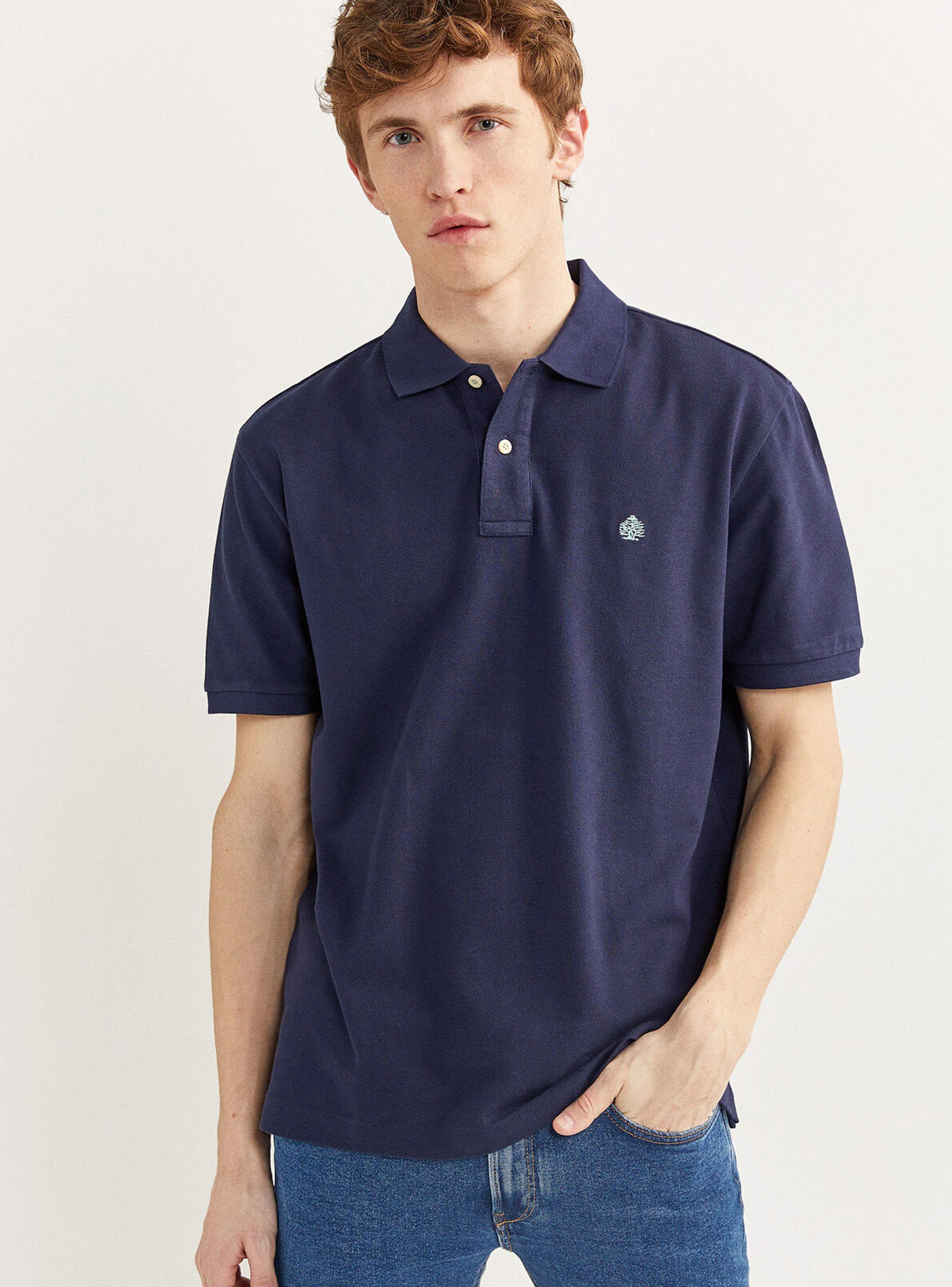 Polera Bordado Frontal Árbol Polo Piqué Básico-0