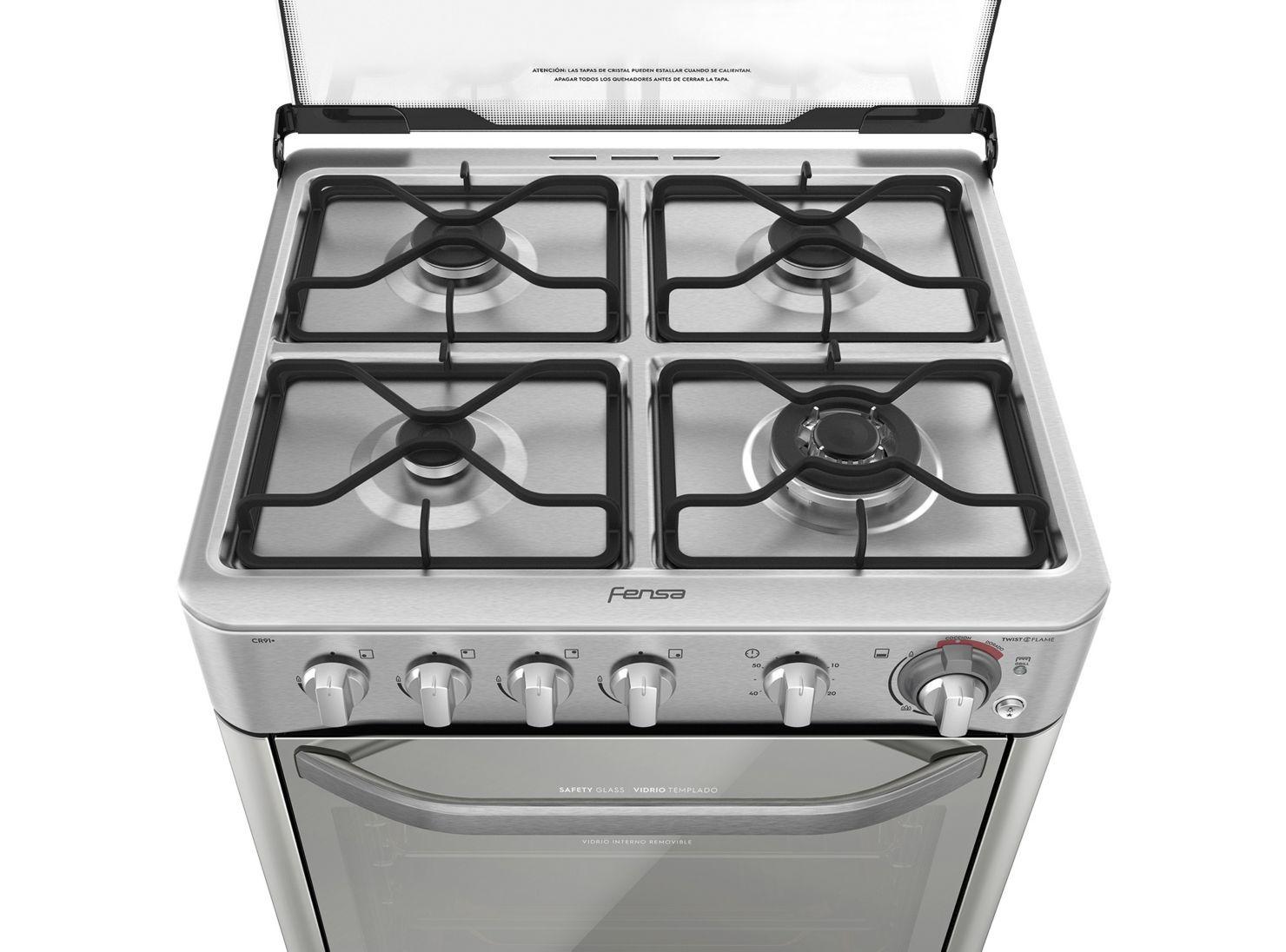 Cocina a Gas Fensa CR91+ 4 Quemadores-2