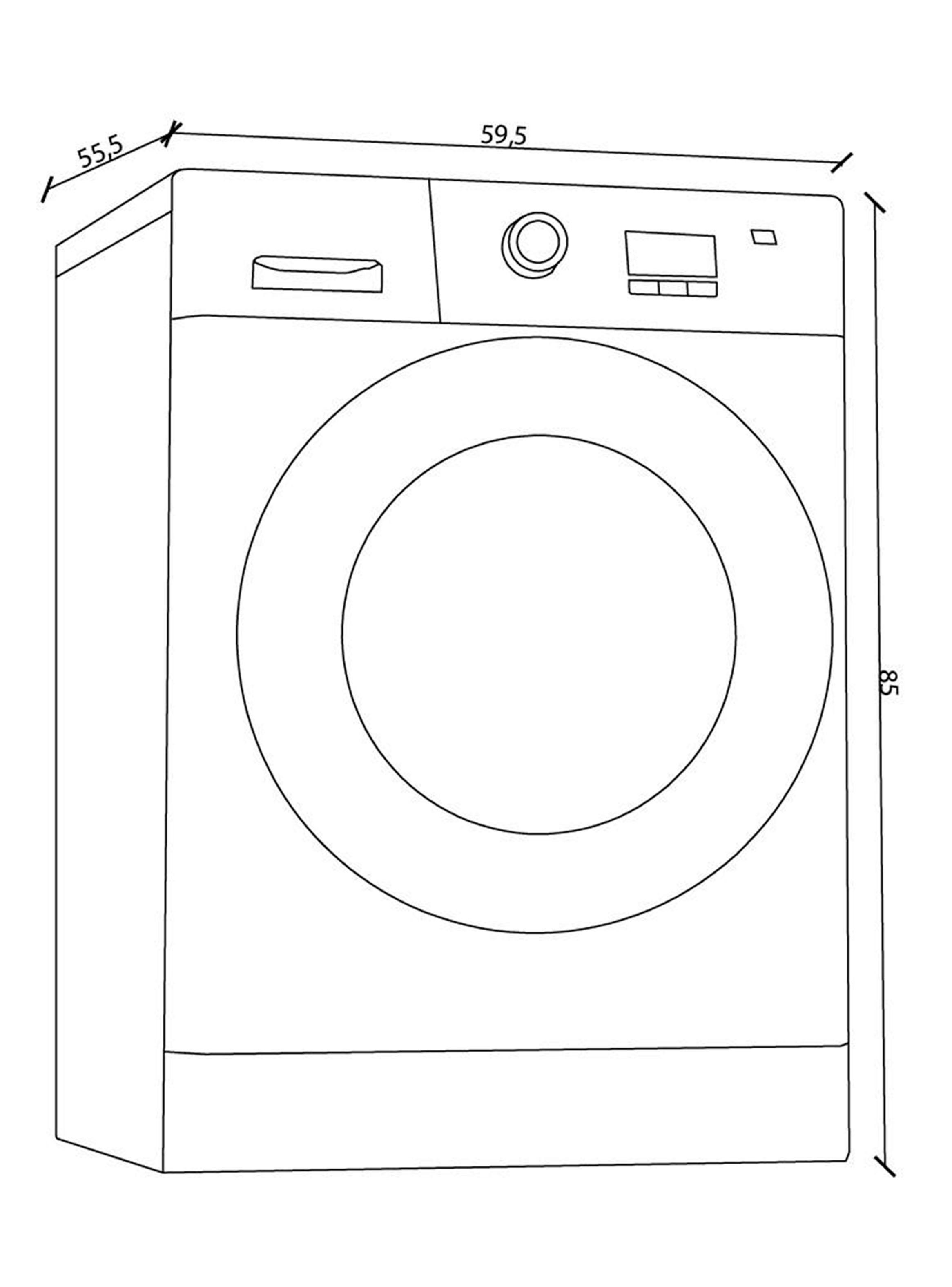 Lavadora Carga Frontal 9 kg WCF092B25F-1