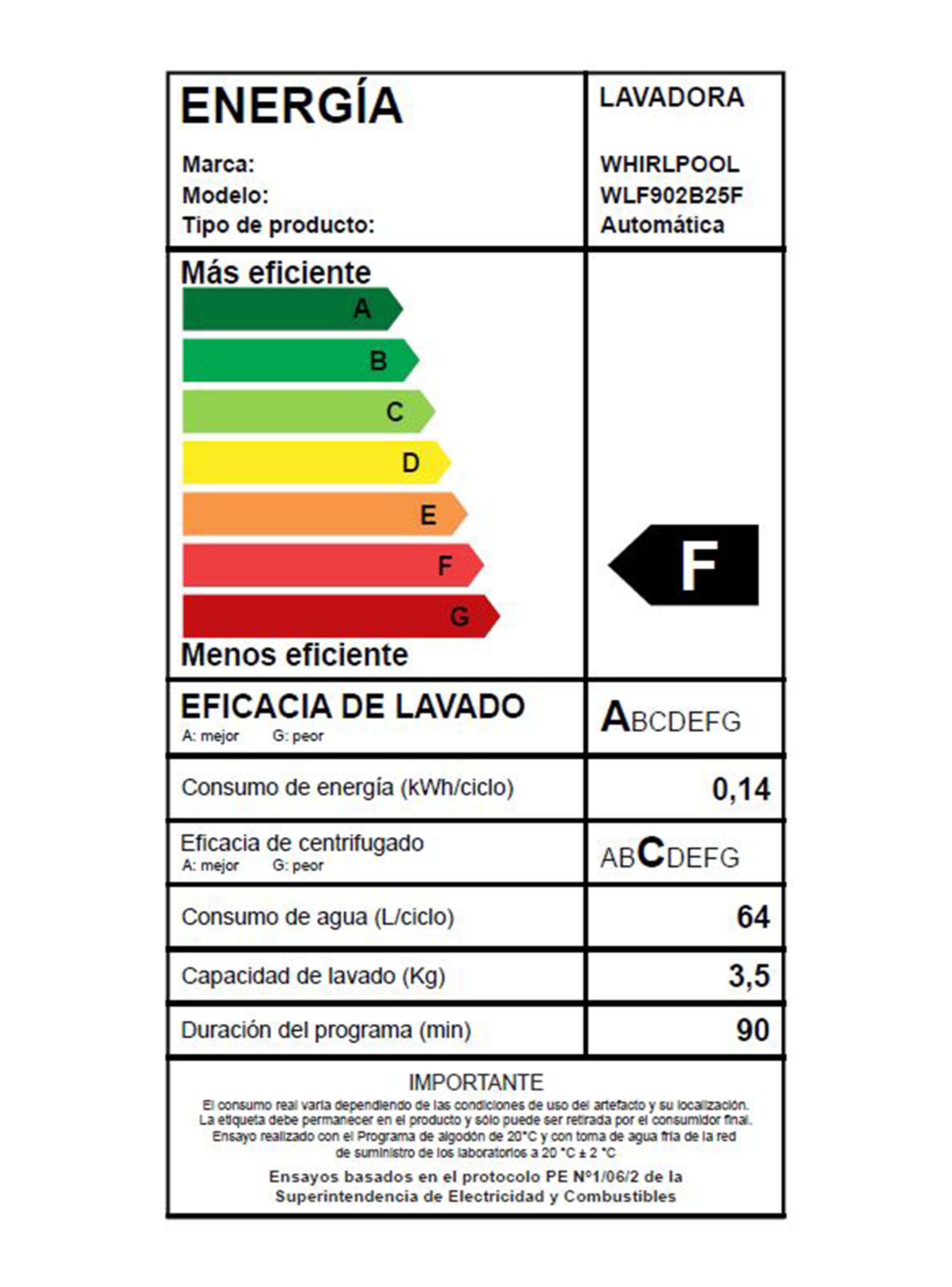 Lavadora Carga Frontal 9 kg WCF092B25F-5