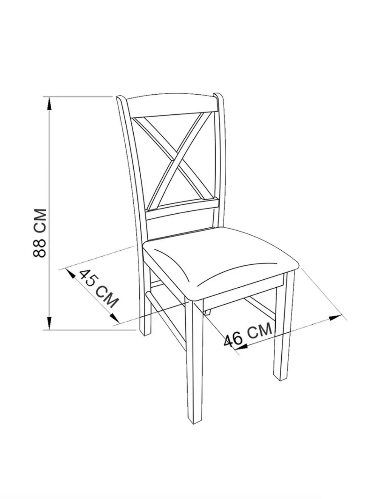 Juego de Comedor Solange + 4 Sillas-3