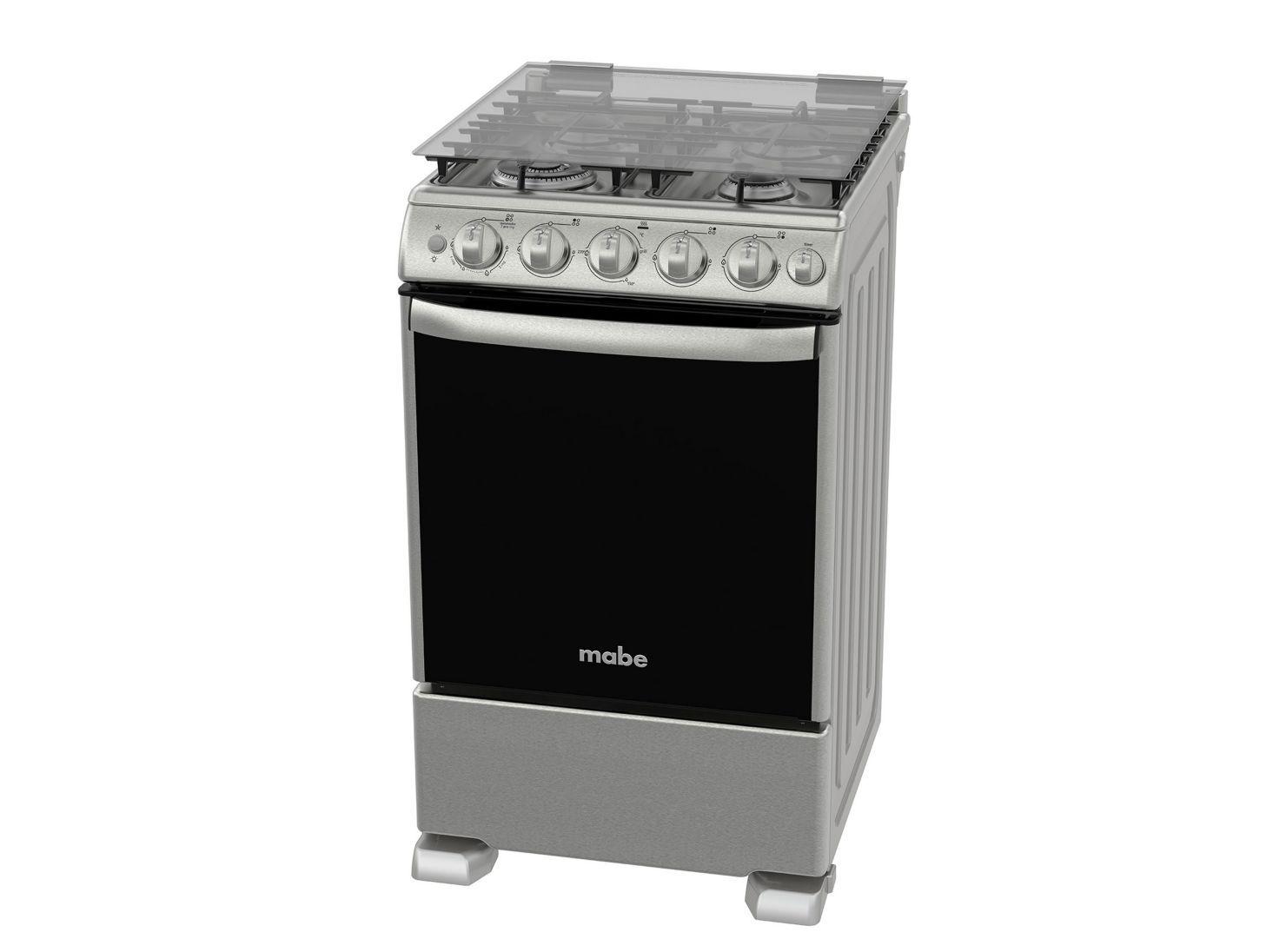 Cocina a Gas Mabe CME5554CFZX0 4 Platos-1