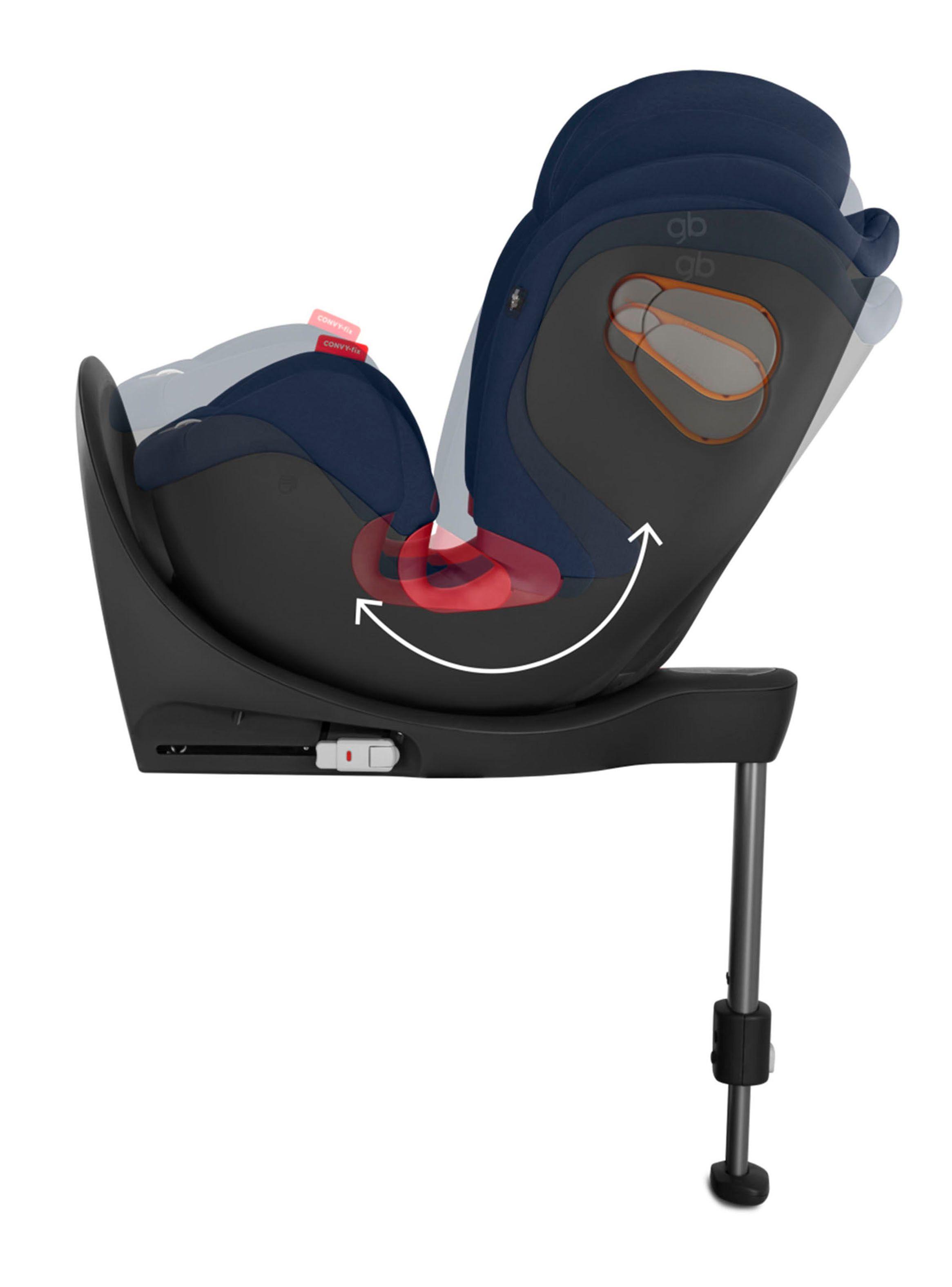 Silla Auto Convy Fix Velvet Black GB Fabricant-4