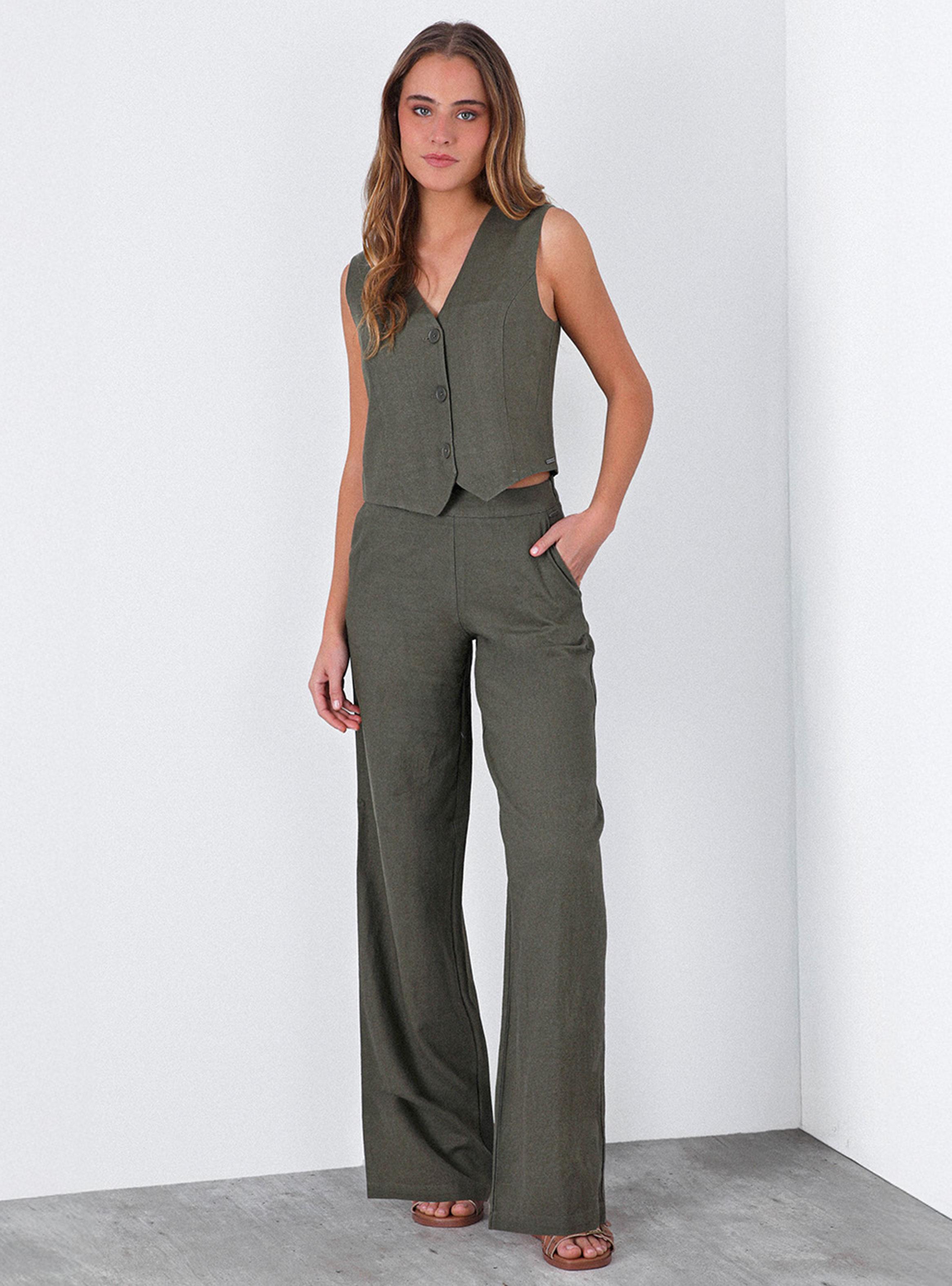 Vest Lino Rayas-4